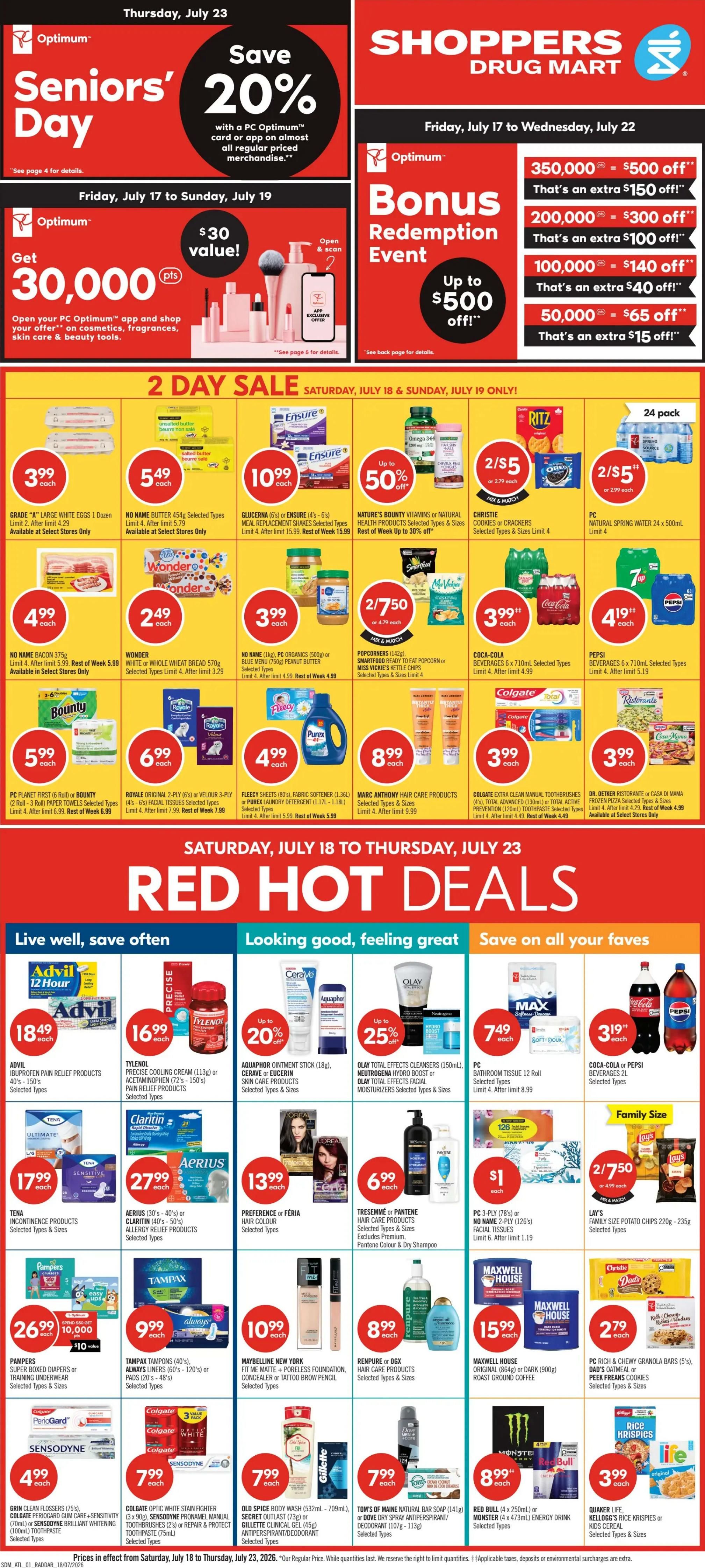 Shoppers Drug Mart (Atlantic) Flyer July 18 to 23
