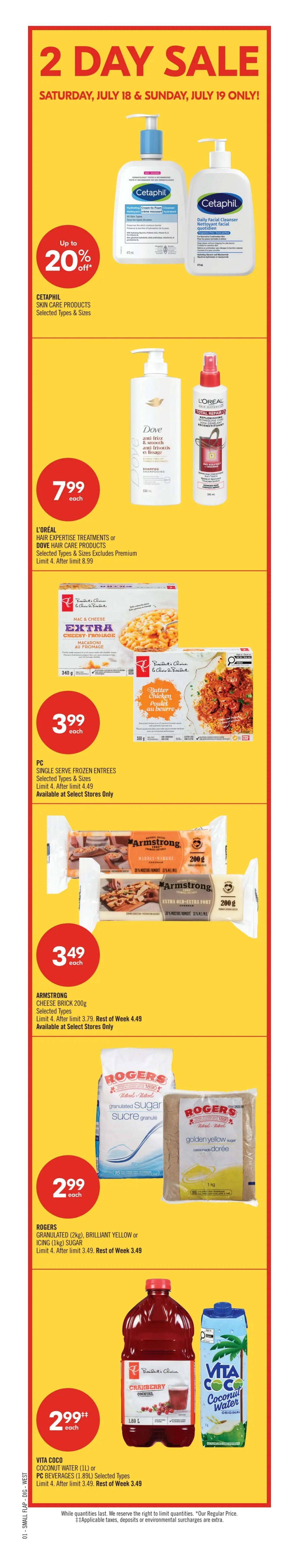 Shoppers Drug Mart (West) Flyer July 18 to 23