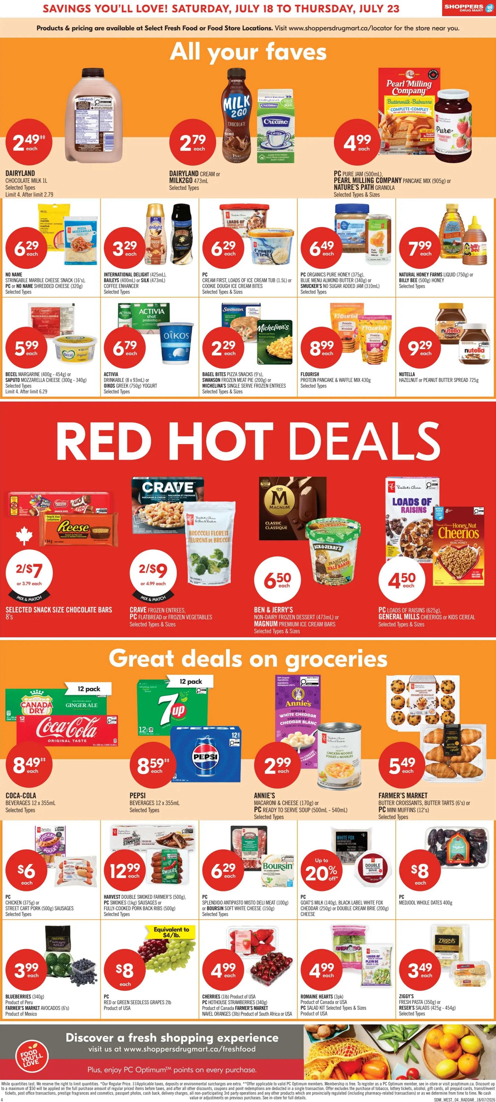 Shoppers Drug Mart (West) Flyer July 18 to 23