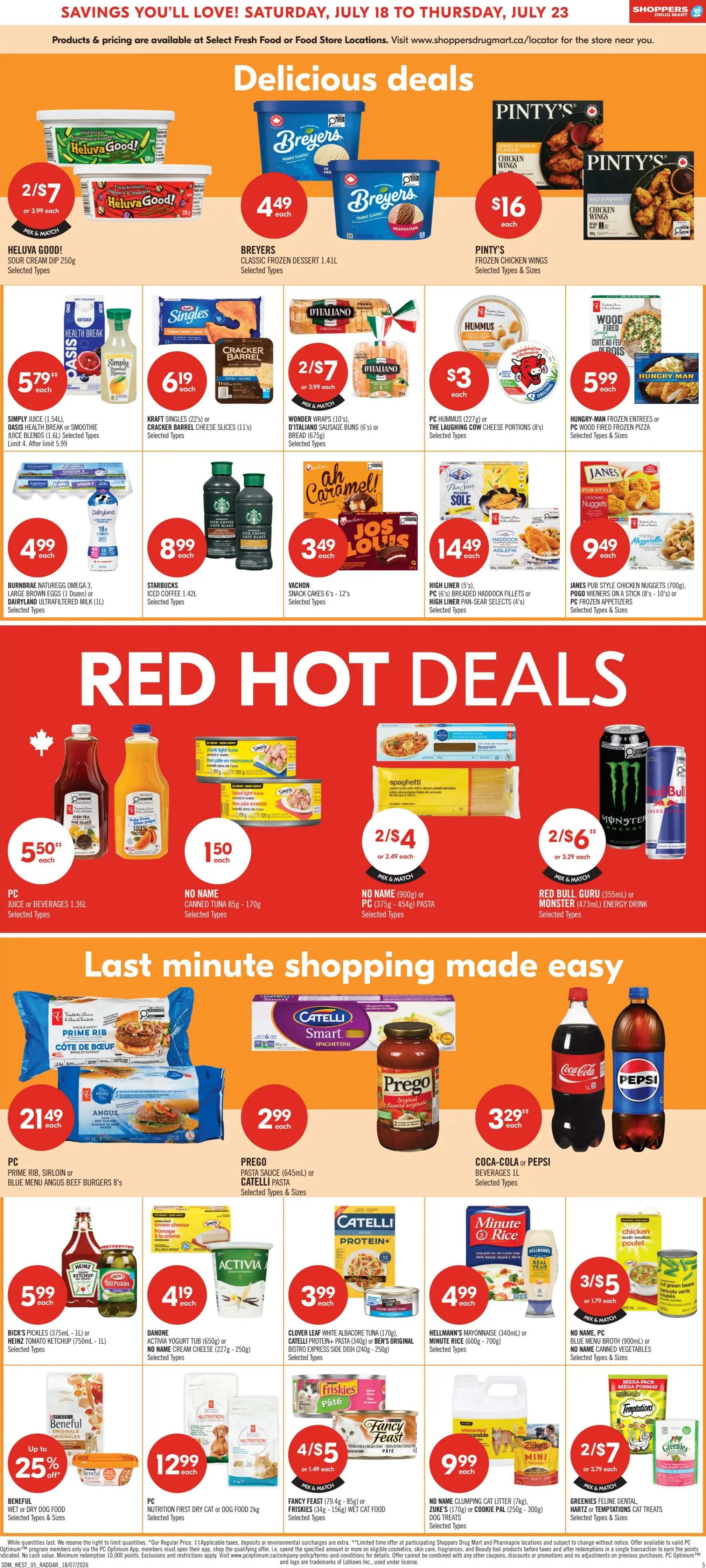 Shoppers Drug Mart (West) Flyer July 18 to 23