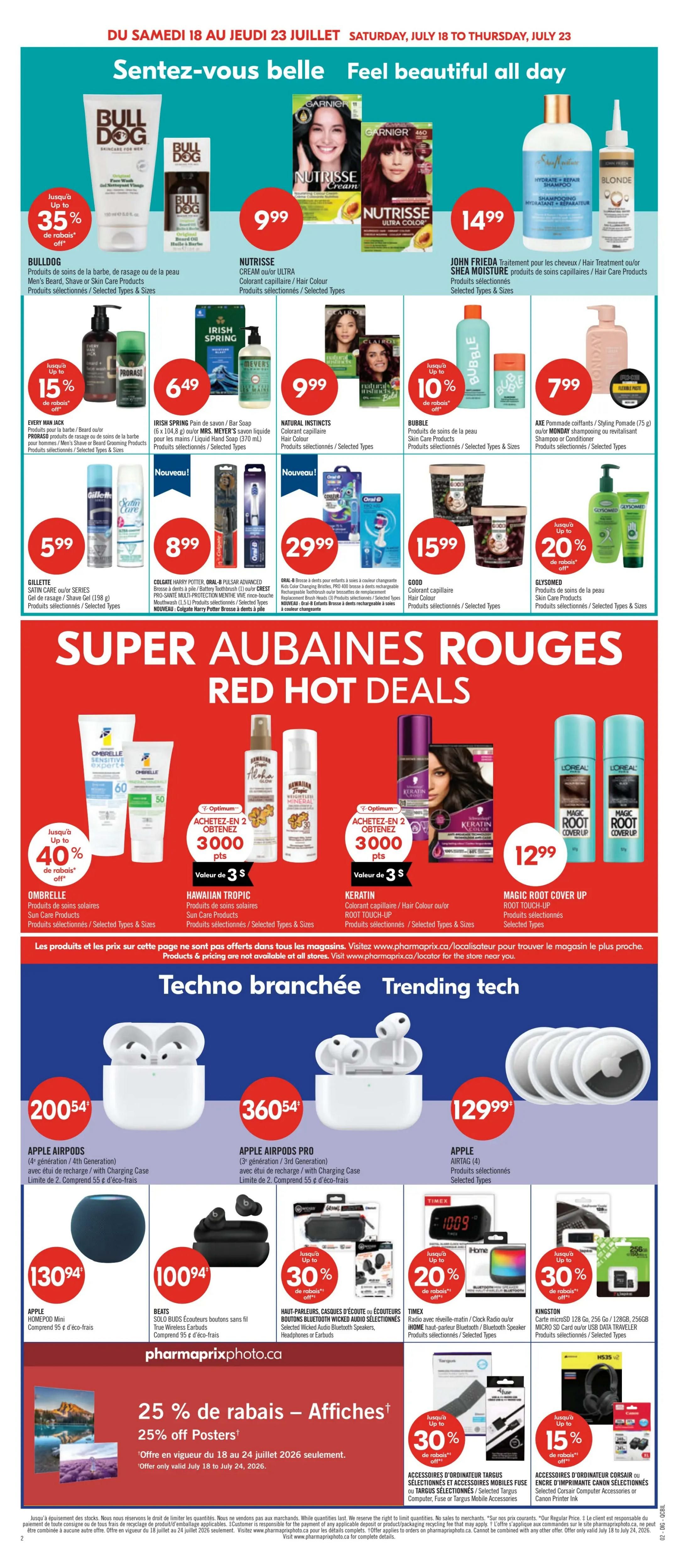 Pharmaprix Flyer July 18 to 23