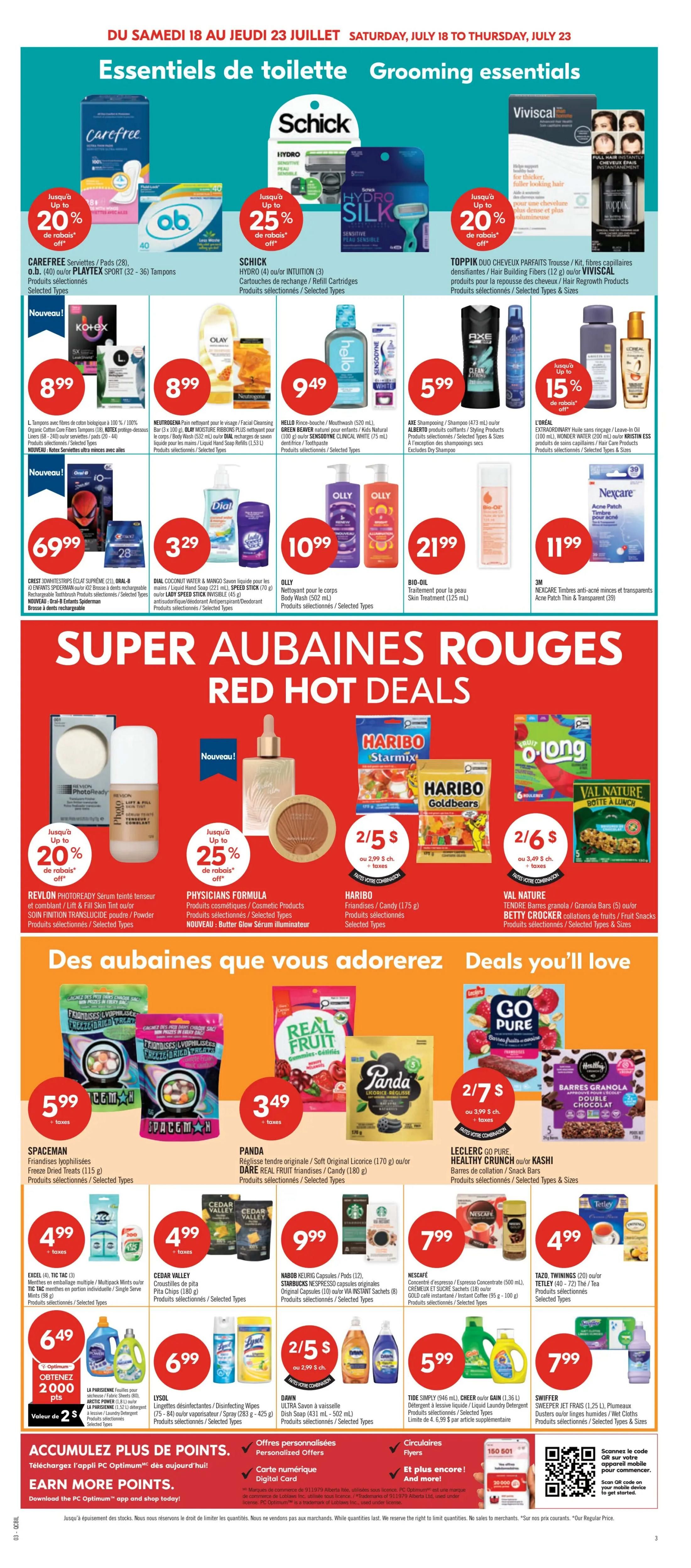 Pharmaprix Flyer July 18 to 23