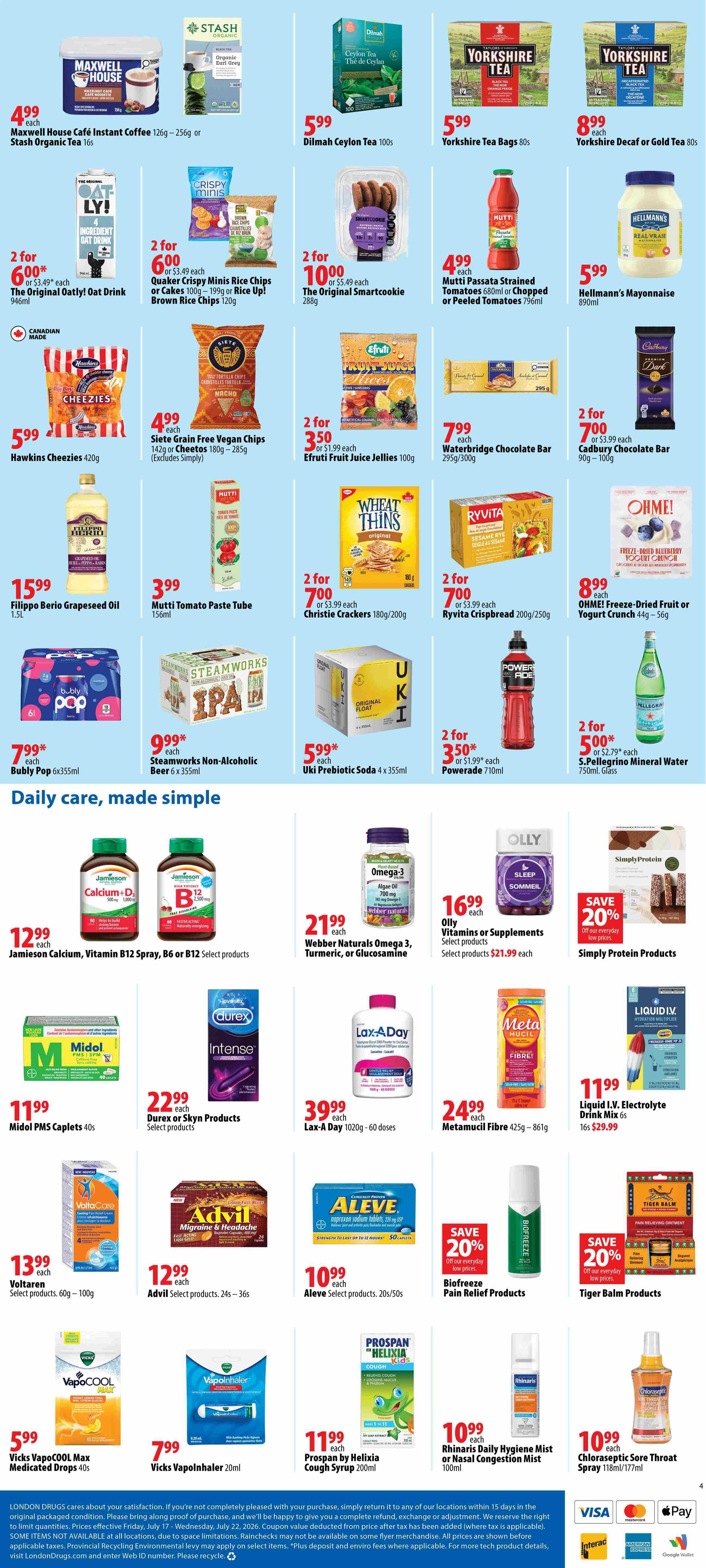 London Drugs Weekly Flyer July 17 to 22
