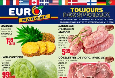Euro Marche Flyer July 16 to 22