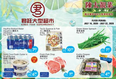 Kings Fair Supermarket Flyer July 16 to 22