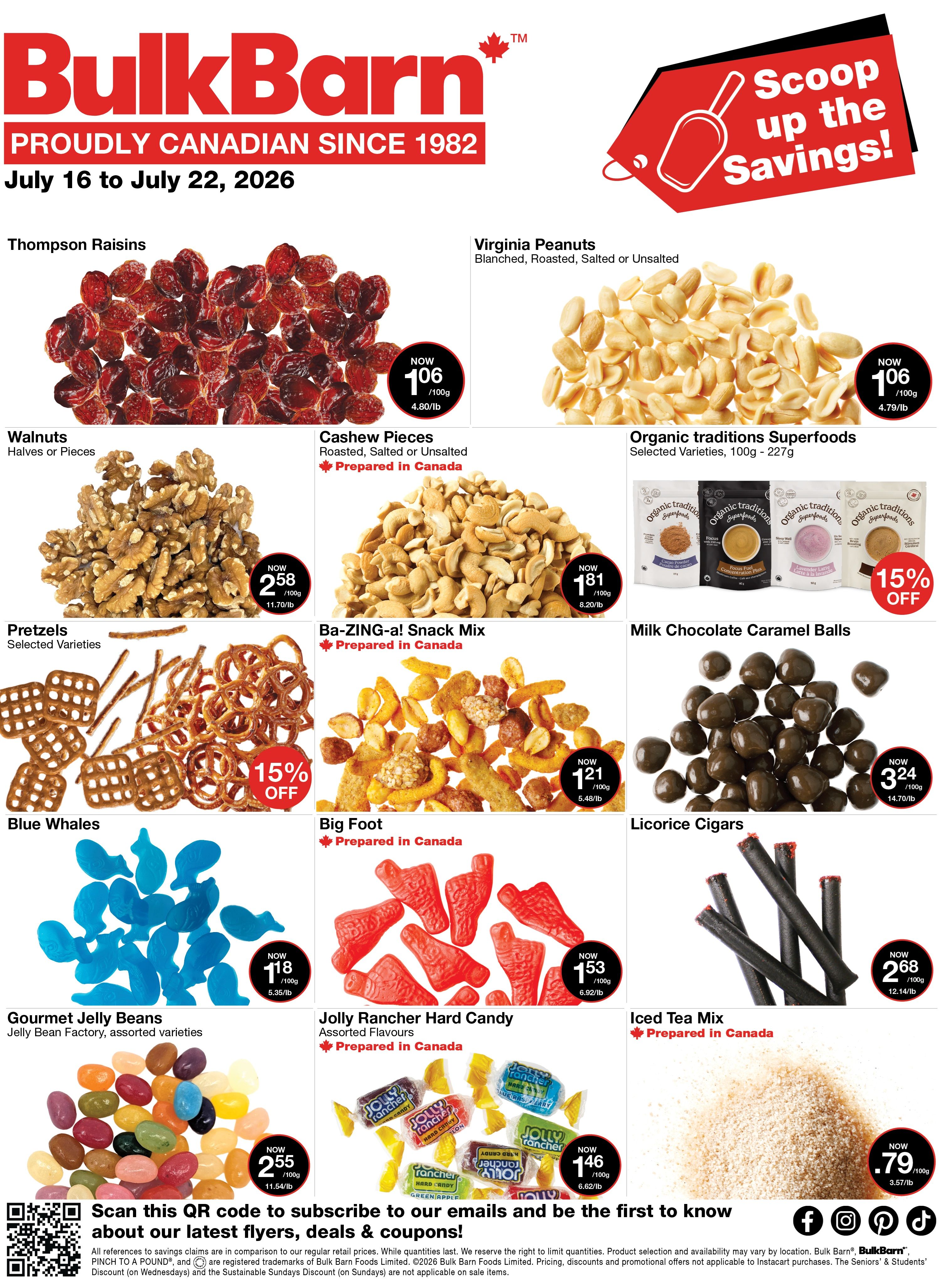 Bulk Barn Flyer July 16 to 22