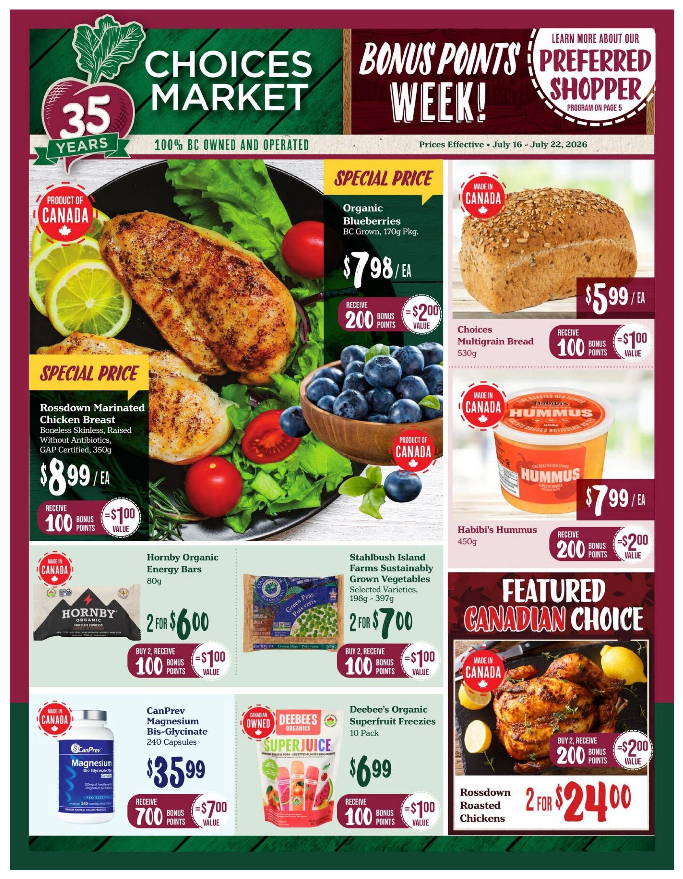 Choices Market Flyer July 16 to 22