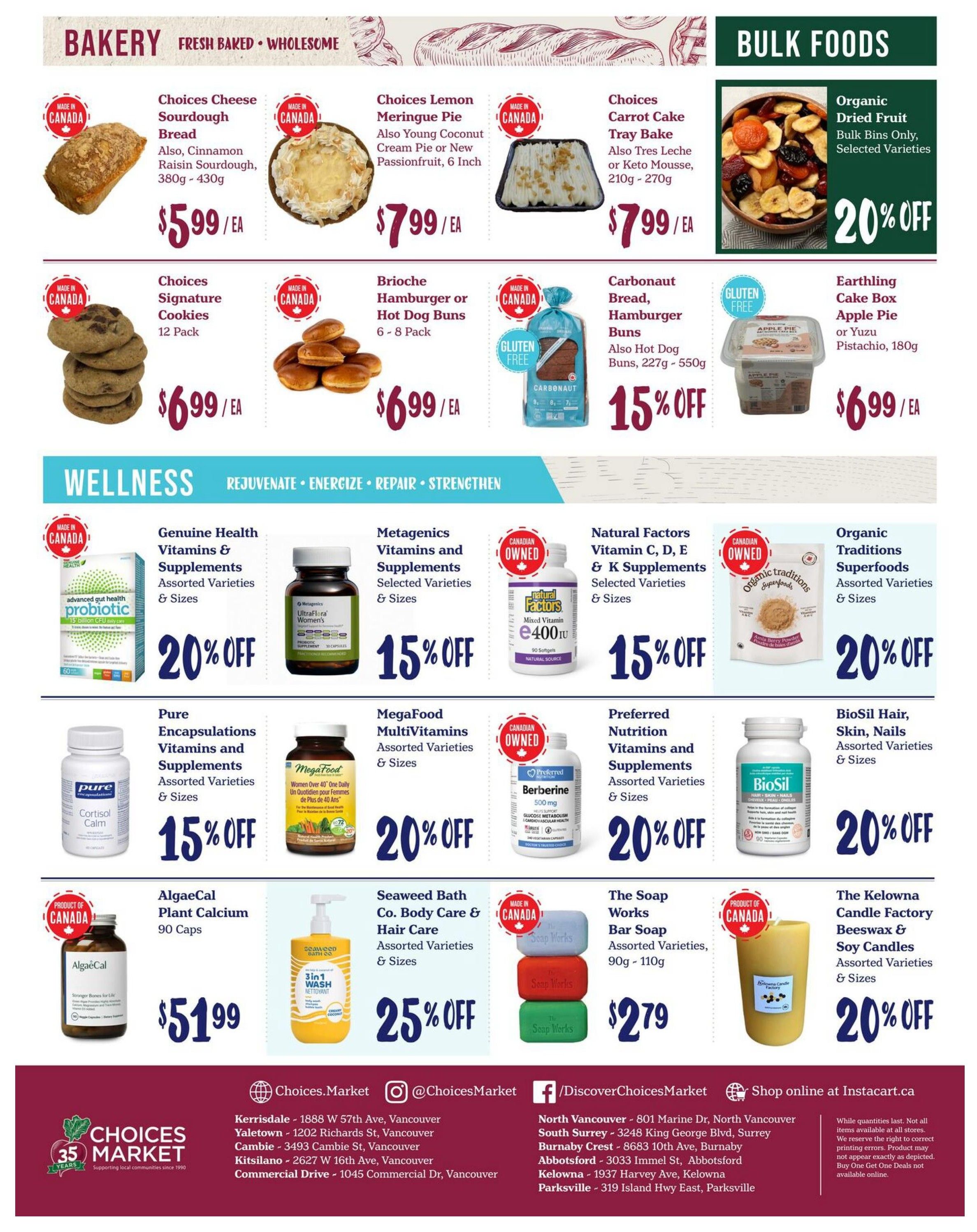 Choices Market Flyer July 16 to 22