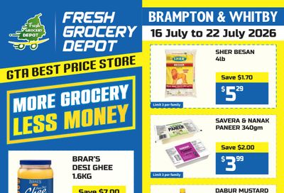 Fresh Grocery Depot Flyer July 16 to 22