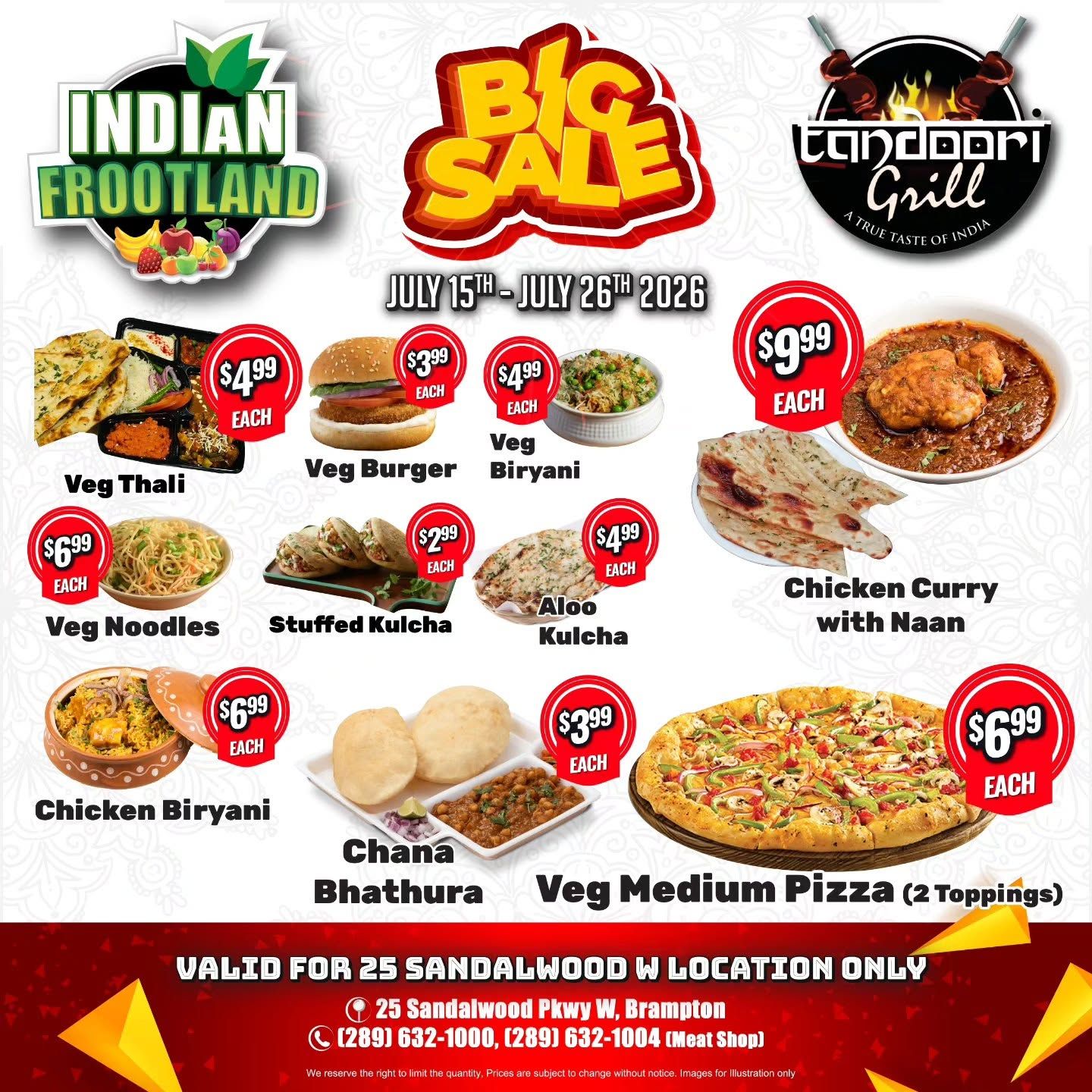 Indian Frootland (Sandalwood W) Flyer July 15 to 26