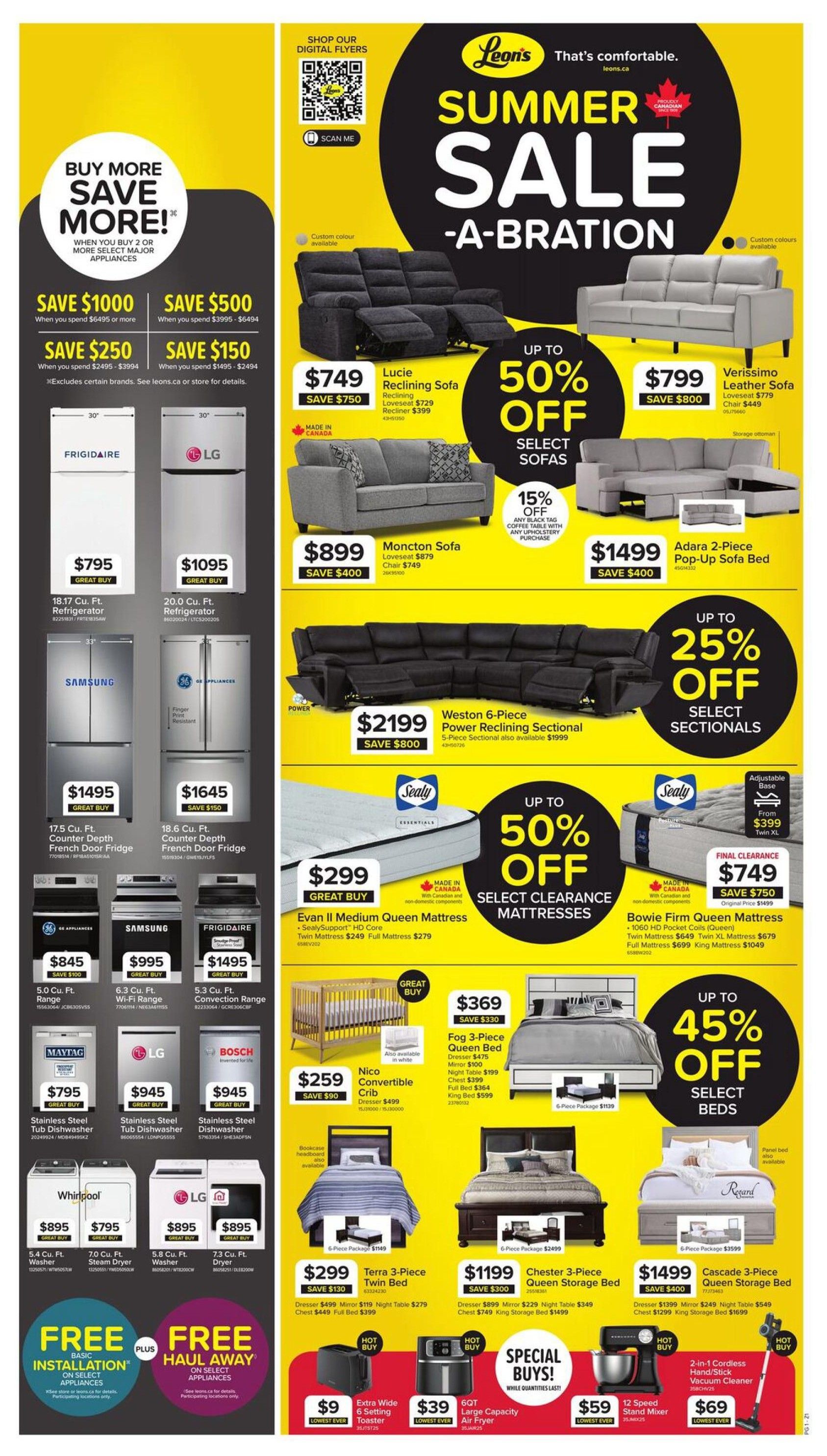 Leon’s Flyer July 16 to August 5