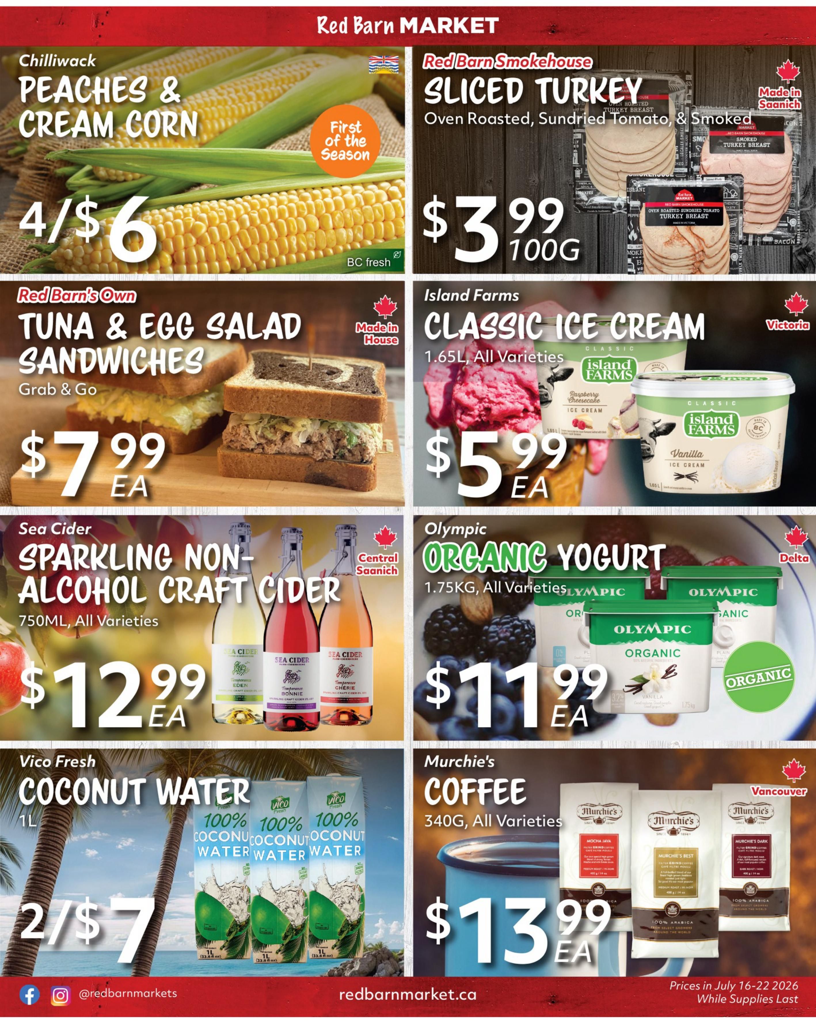 Red Barn Market Flyer July 16 to 22