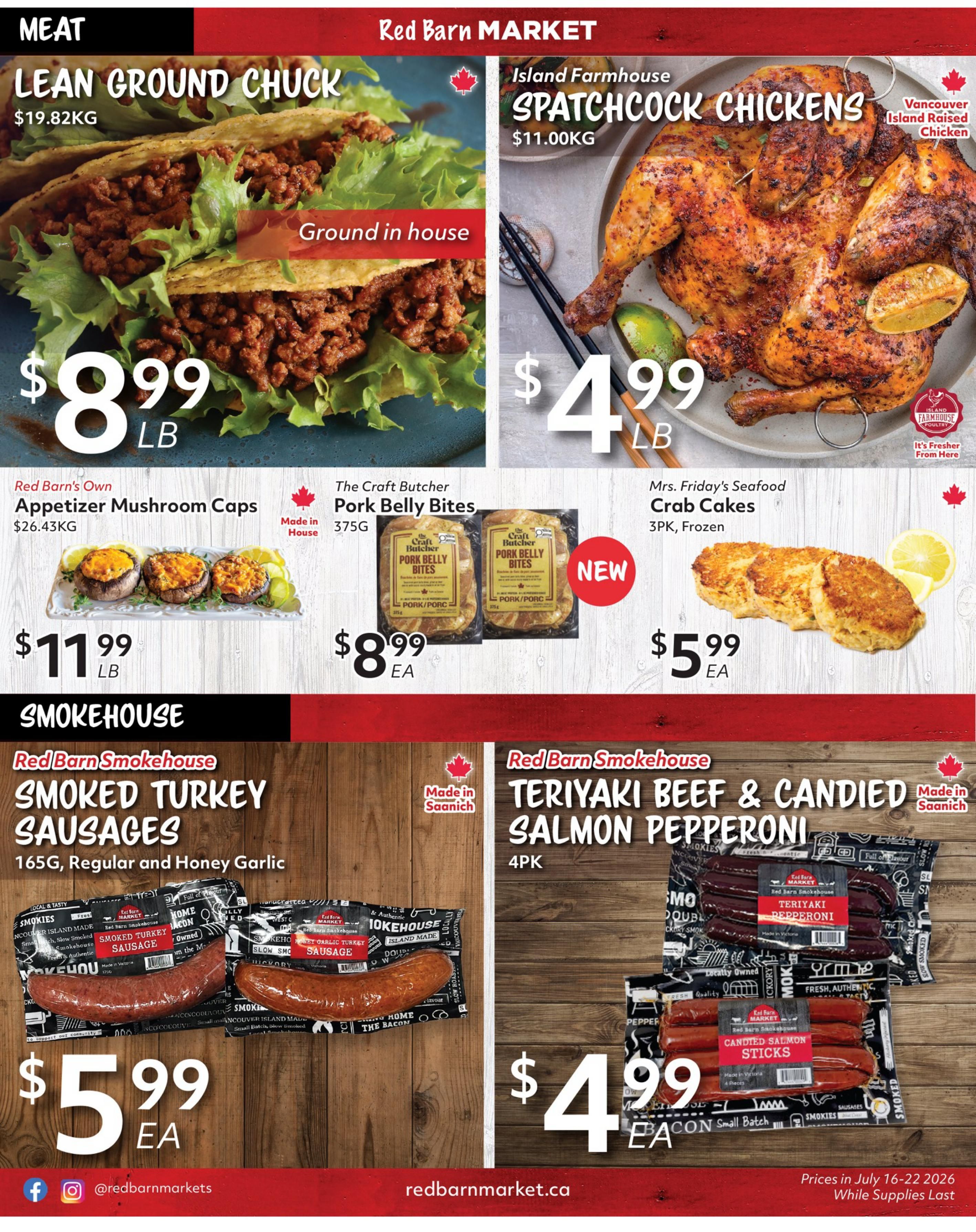Red Barn Market Flyer July 16 to 22