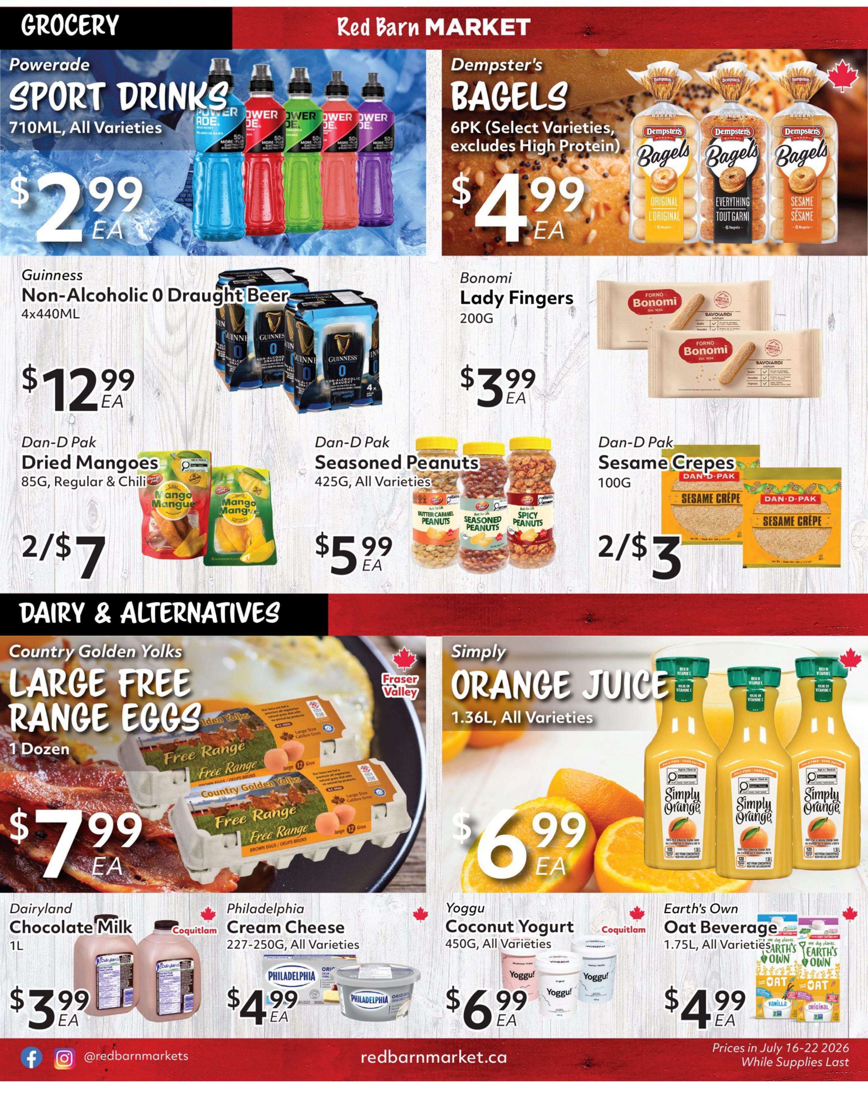 Red Barn Market Flyer July 16 to 22