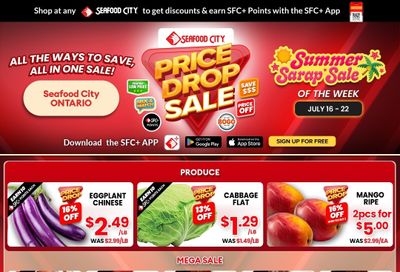 Seafood City Supermarket (ON) Flyer July 16 to 22