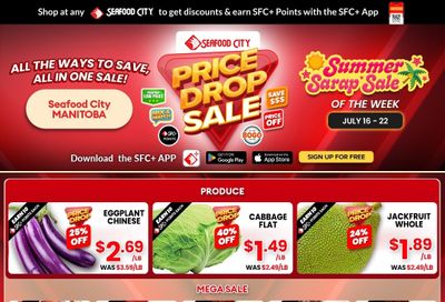 Seafood City Supermarket (MB) Flyer July 16 to 22