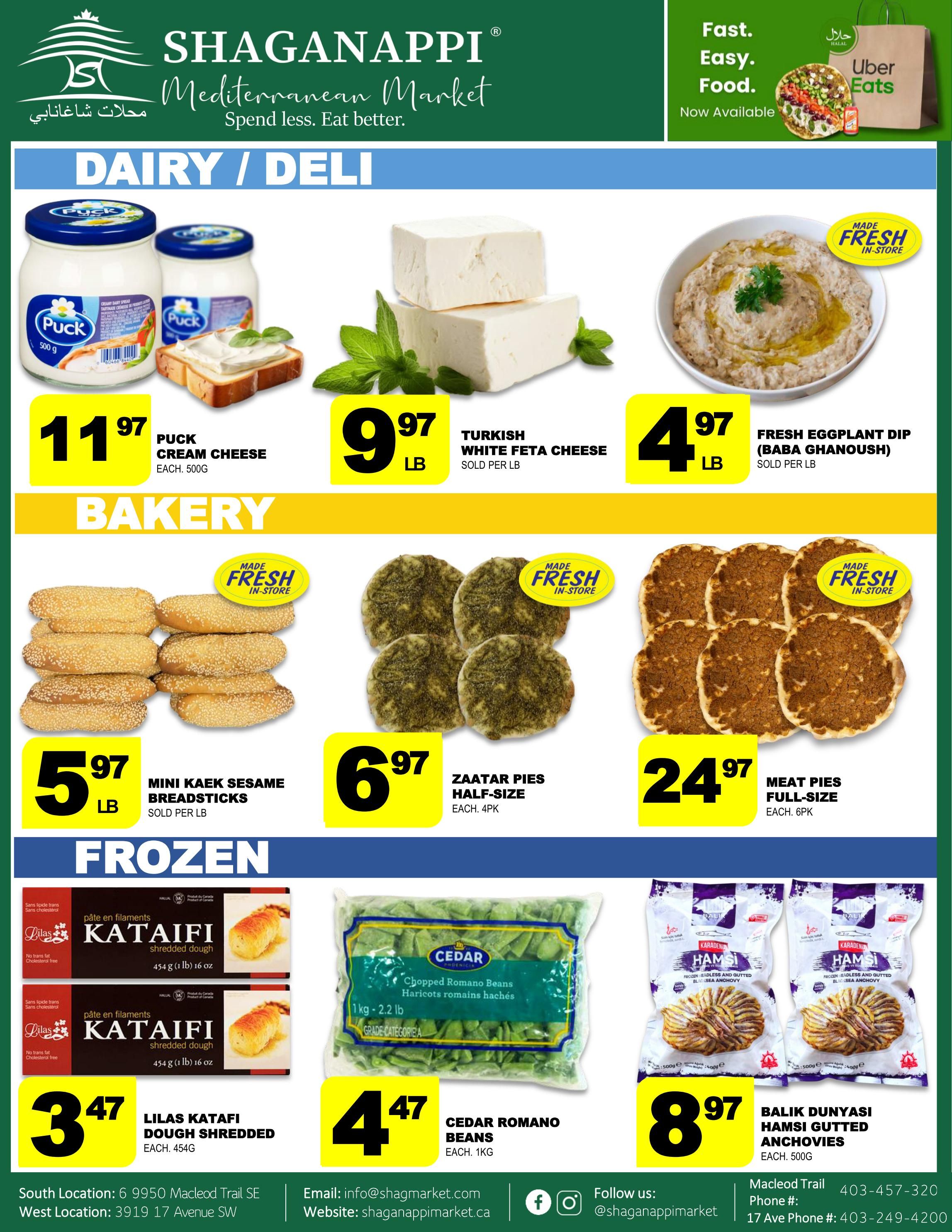 Shaganappi Mediterranean Market Flyer July 16 to 22