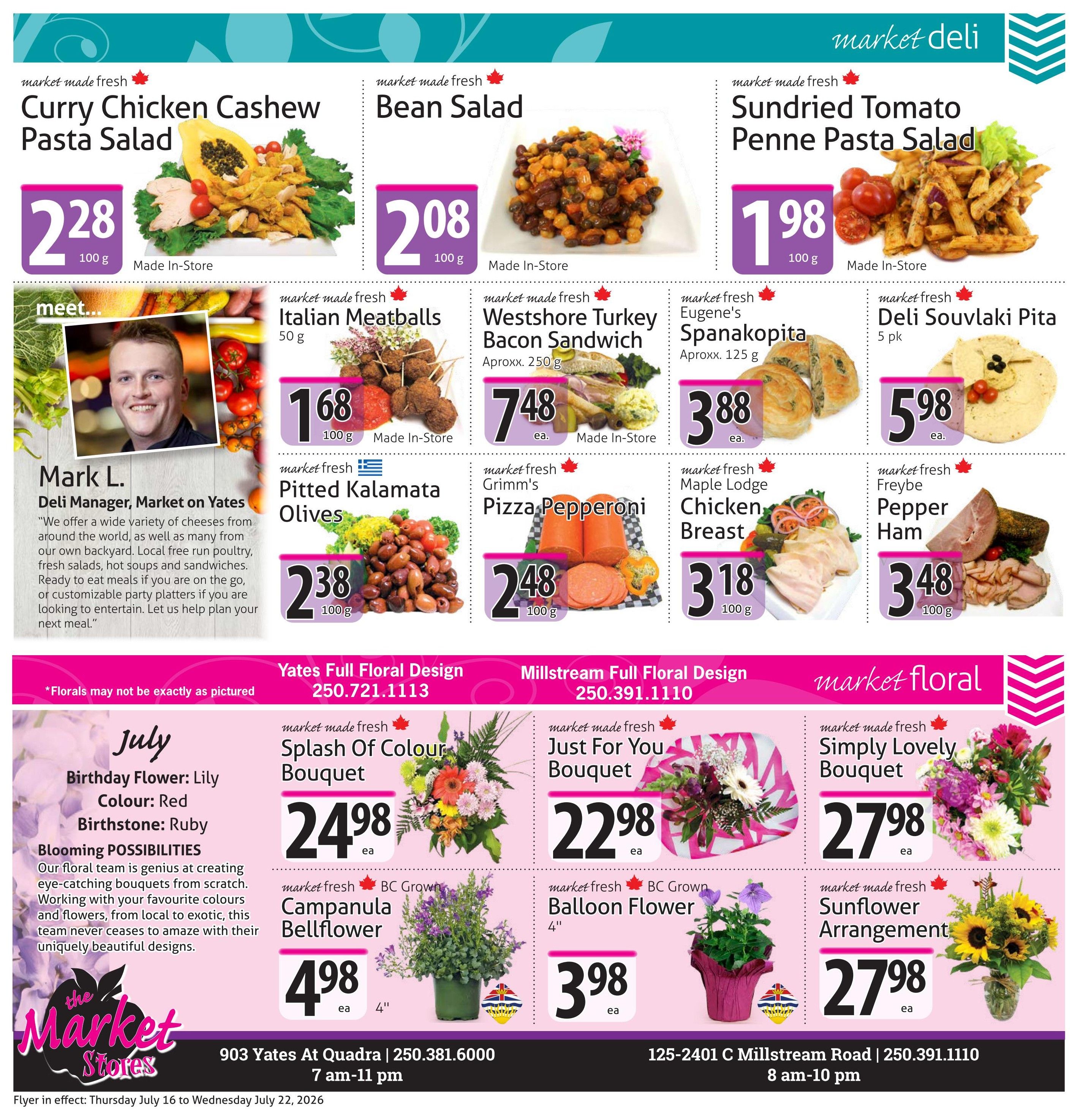 The Market Stores Flyer July 16 to 22