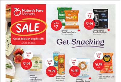 Nature's Fare Markets Flyer July 16 to 29