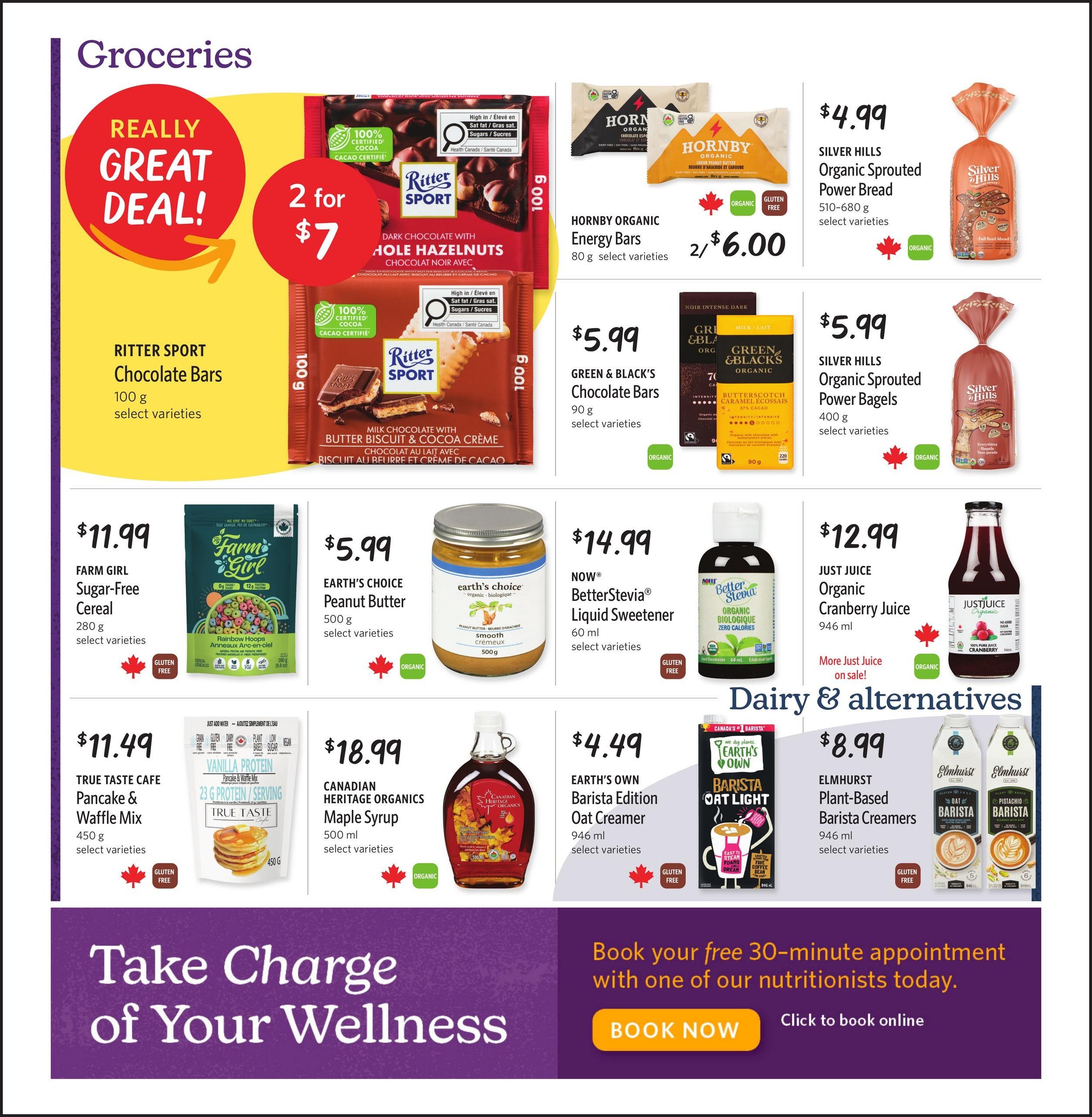 Nature's Fare Markets Flyer July 16 to 29