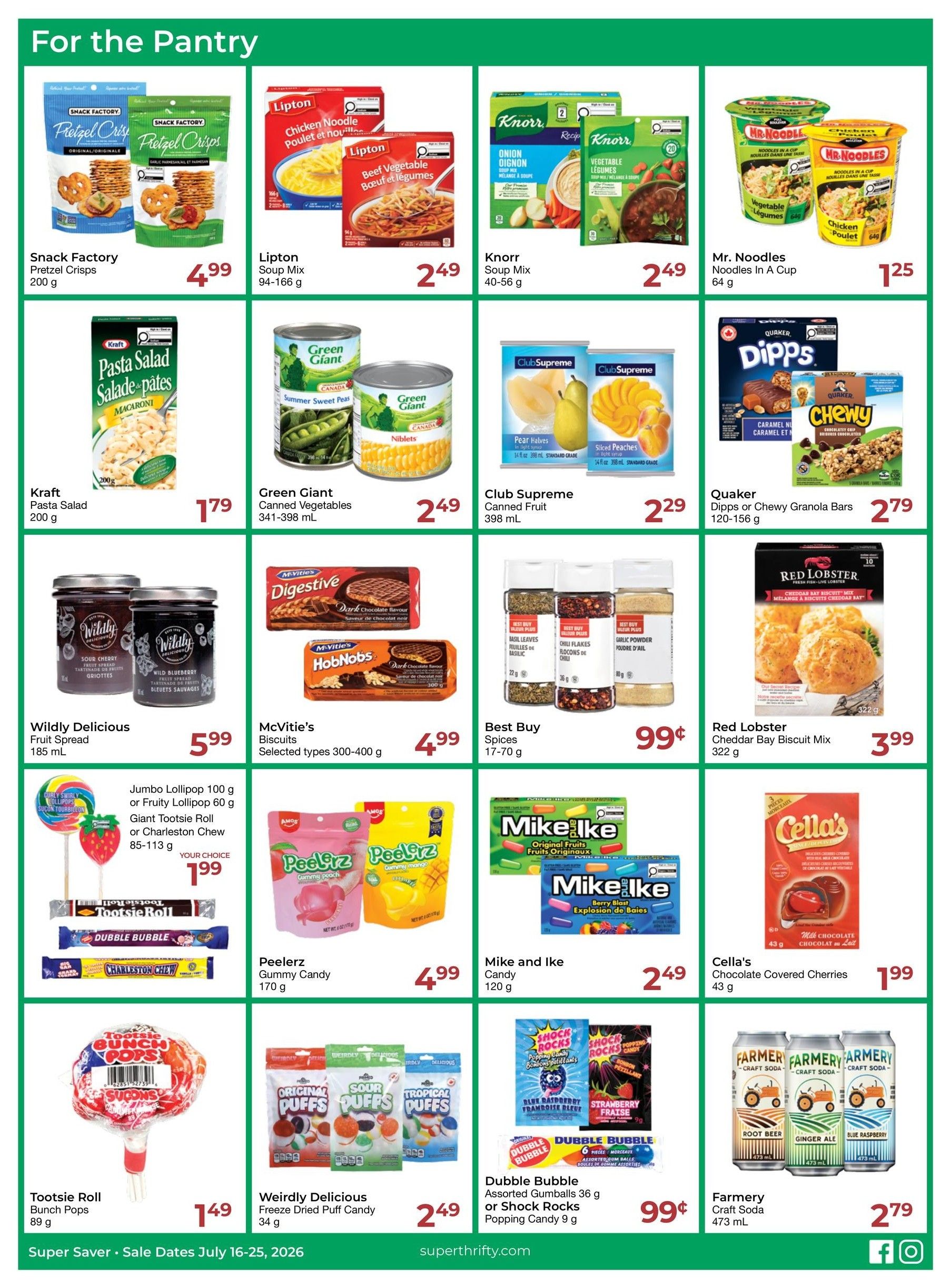 Super Thrifty Flyer July 16 to 25