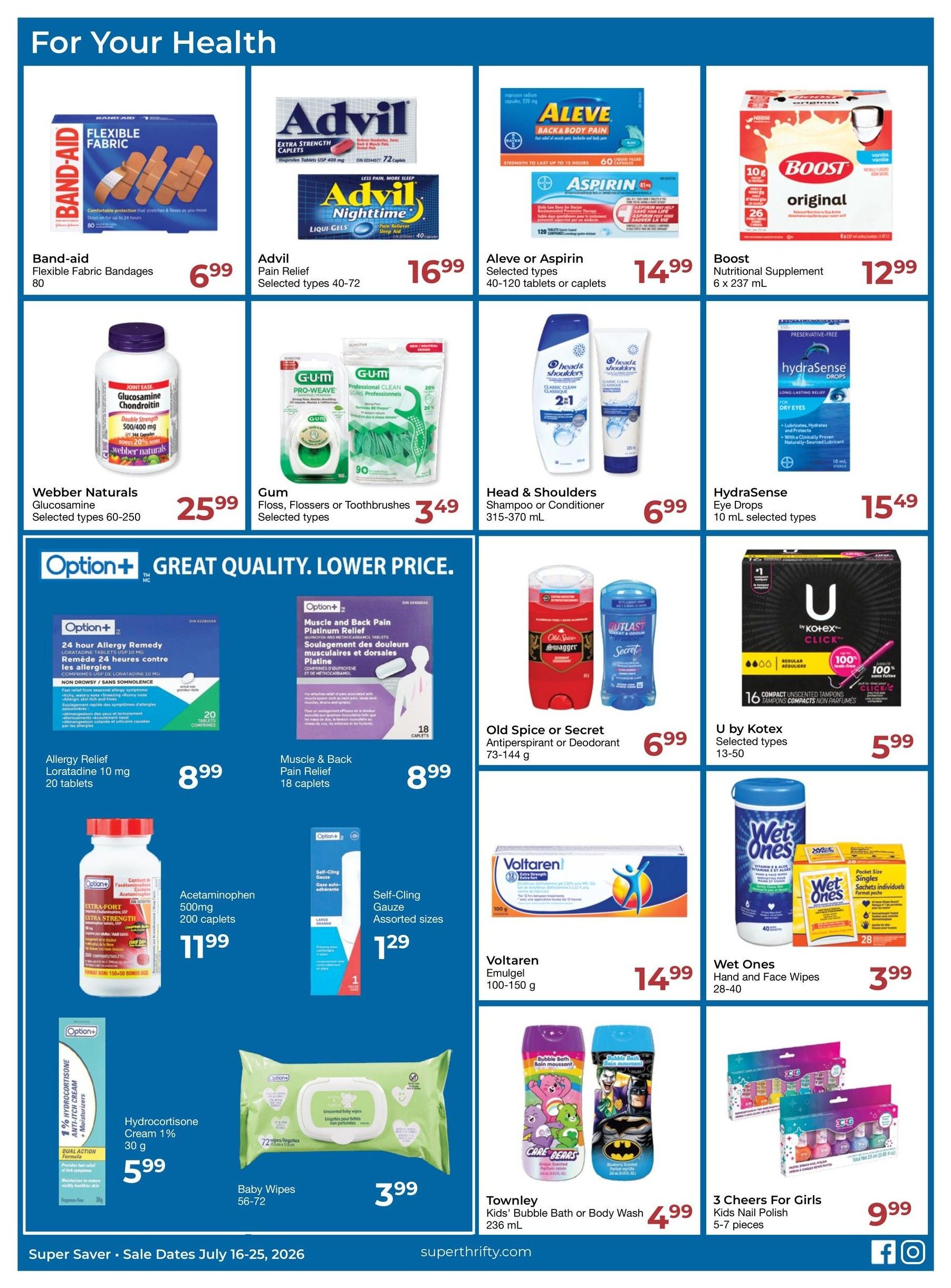 Super Thrifty Flyer July 16 to 25