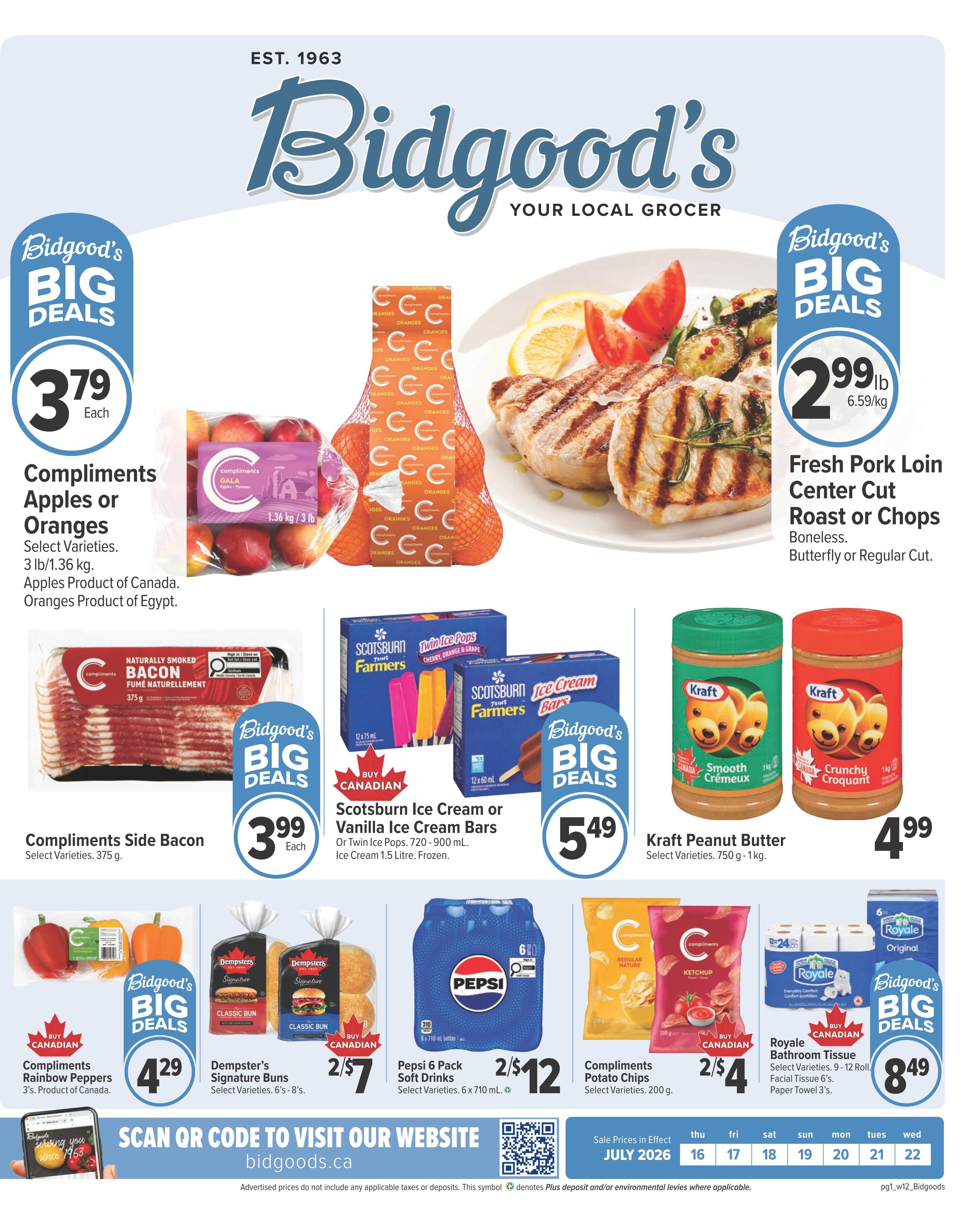 Bidgood's Flyer July 16 to 22