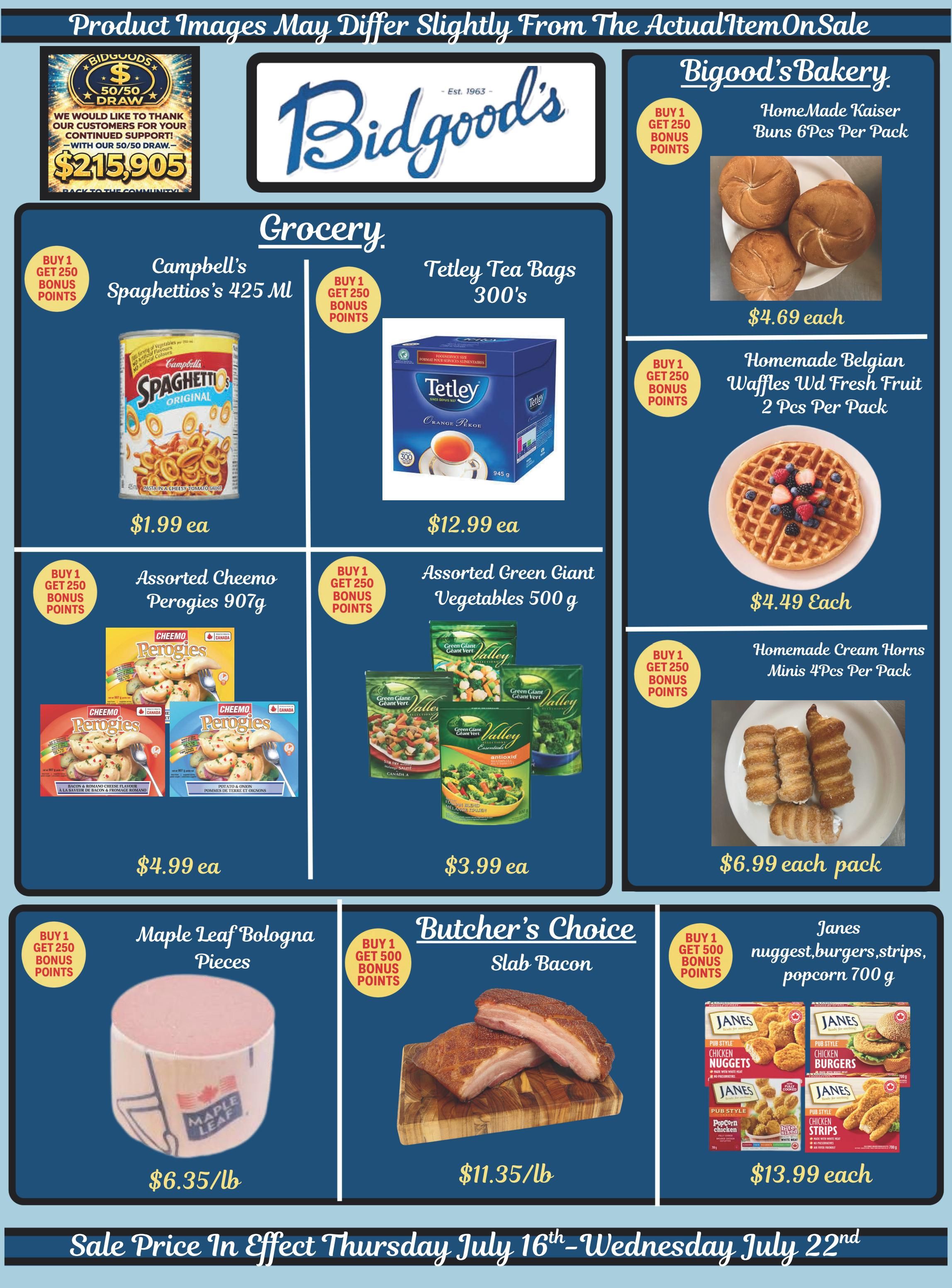Bidgood's Flyer July 16 to 22
