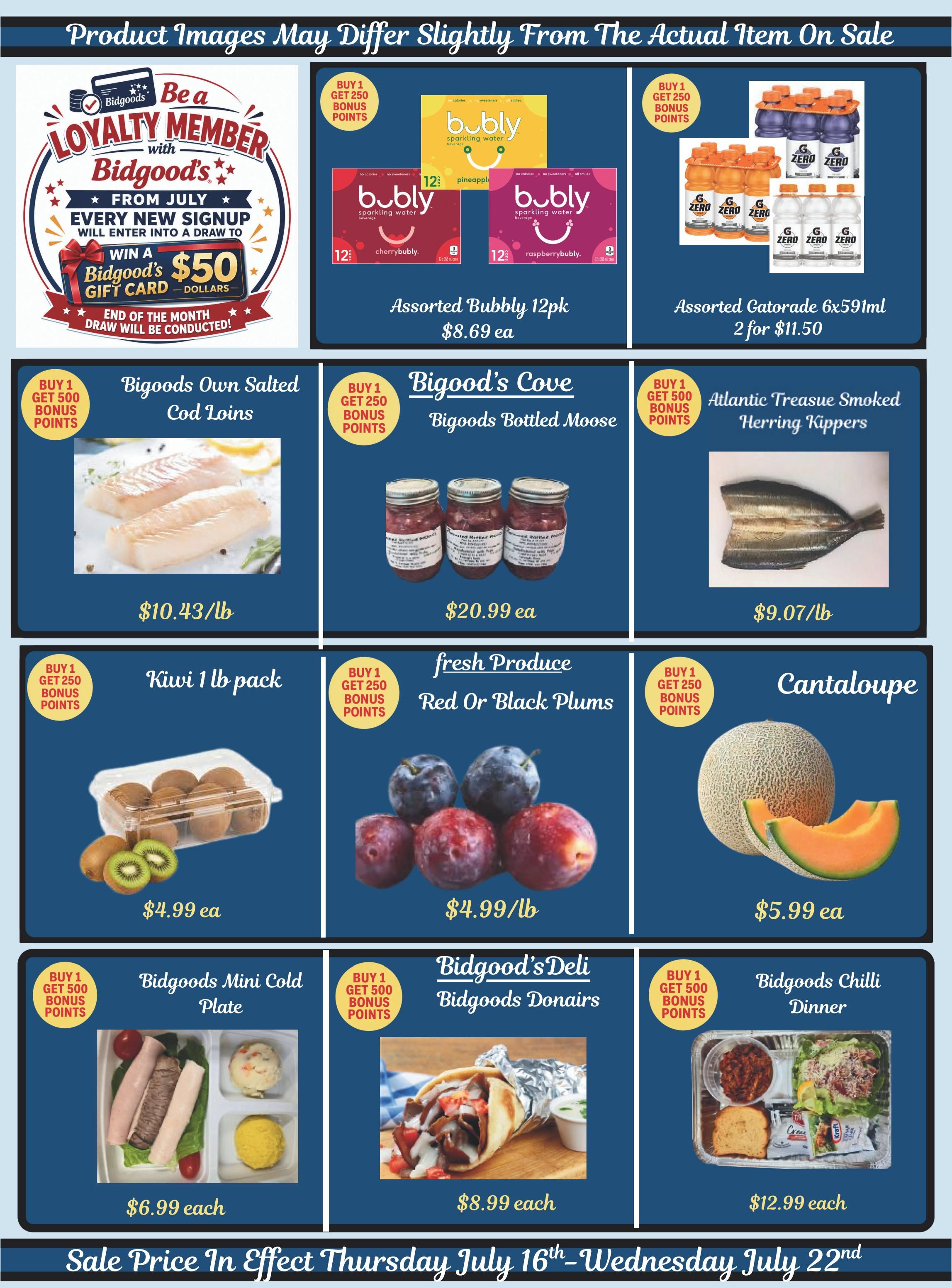 Bidgood's Flyer July 16 to 22