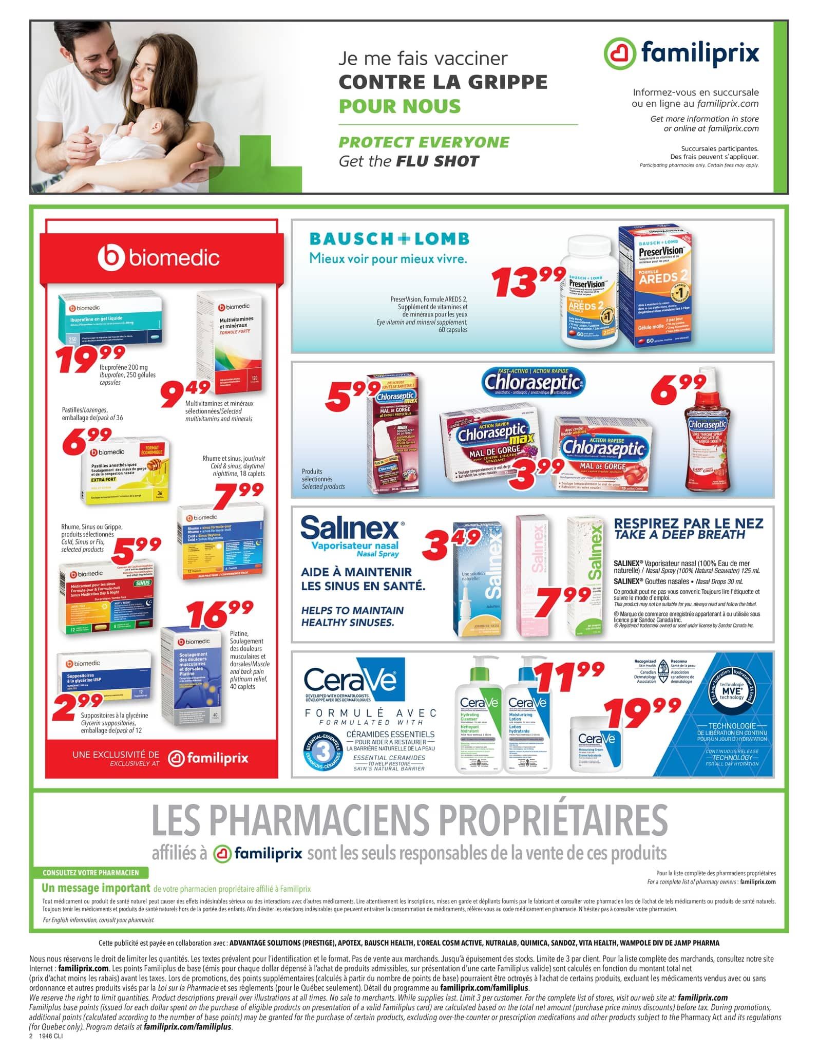 Familiprix Clinique Flyer November 14 to 20