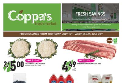 Coppa's Fresh Market Flyer July 16 to 22