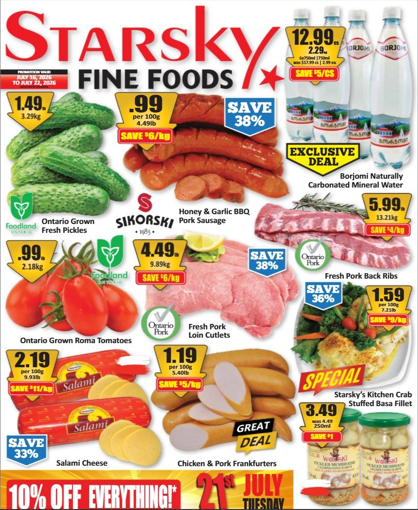 Starsky Foods Flyer July 16 to 22