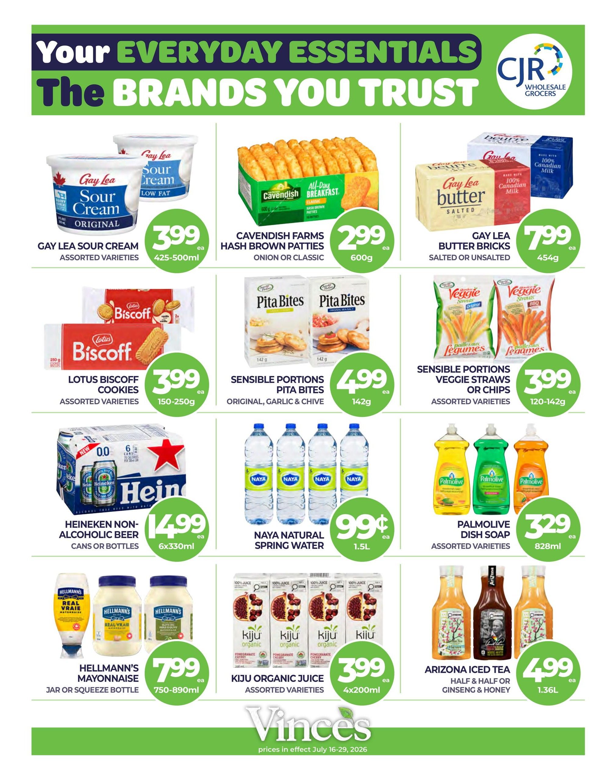 Vince's Market Flyer July 16 to 29