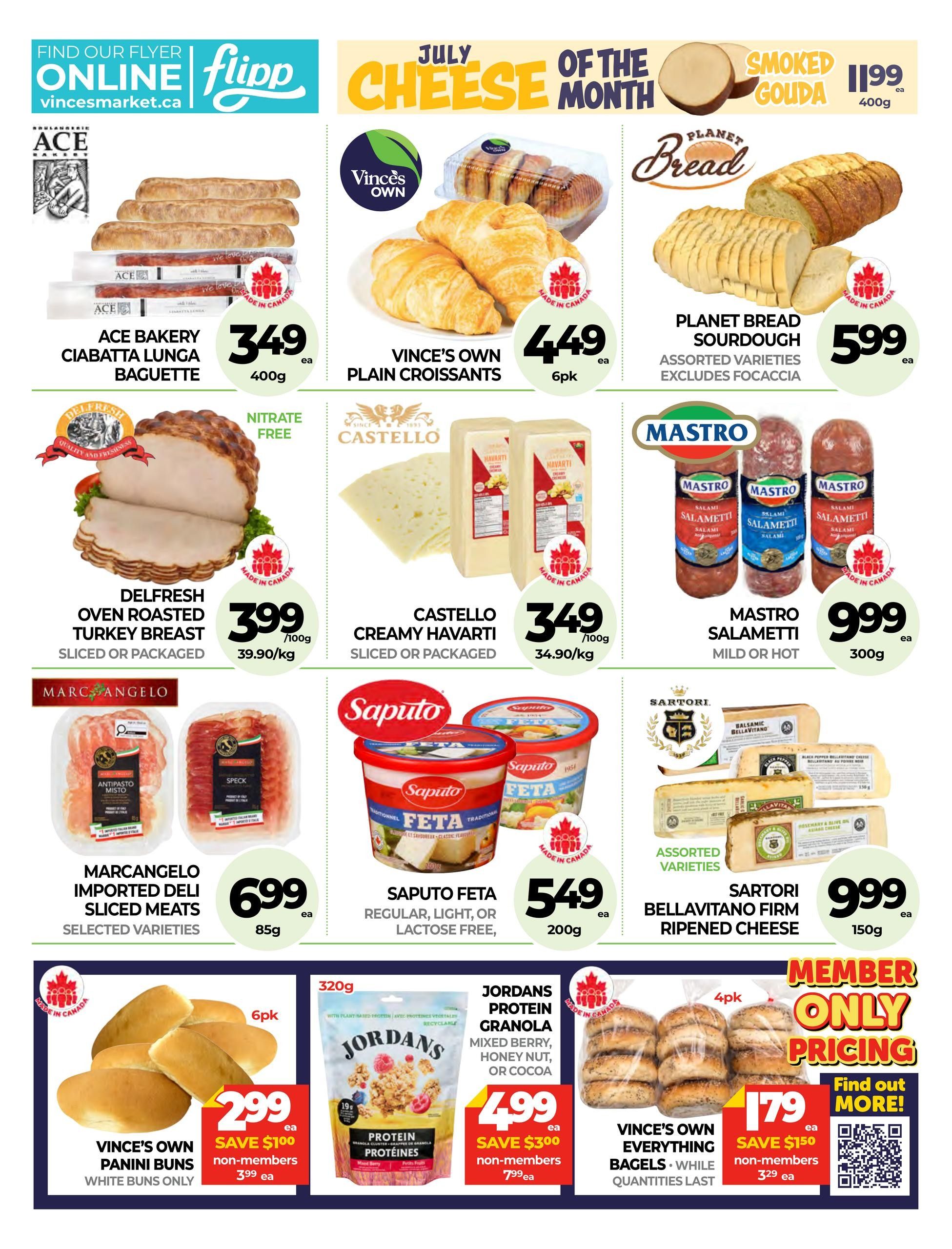 Vince's Market Flyer July 16 to 29