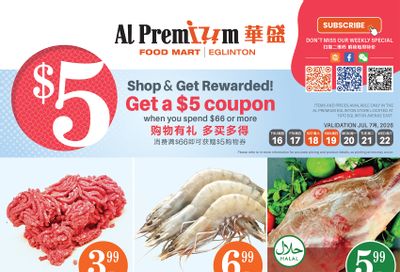 Al Premium Food Mart (Eglinton Ave.) Flyer July 16 to 22