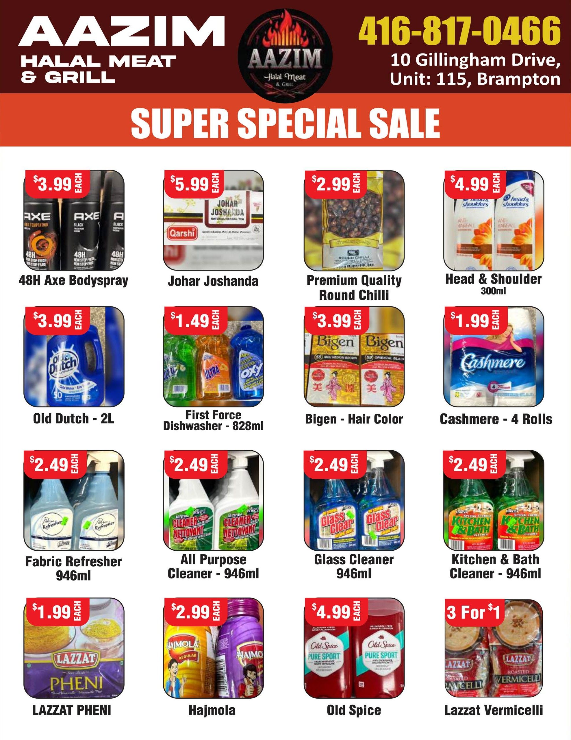 Aazim Halal Meat & Grill Flyer July 16 to 22