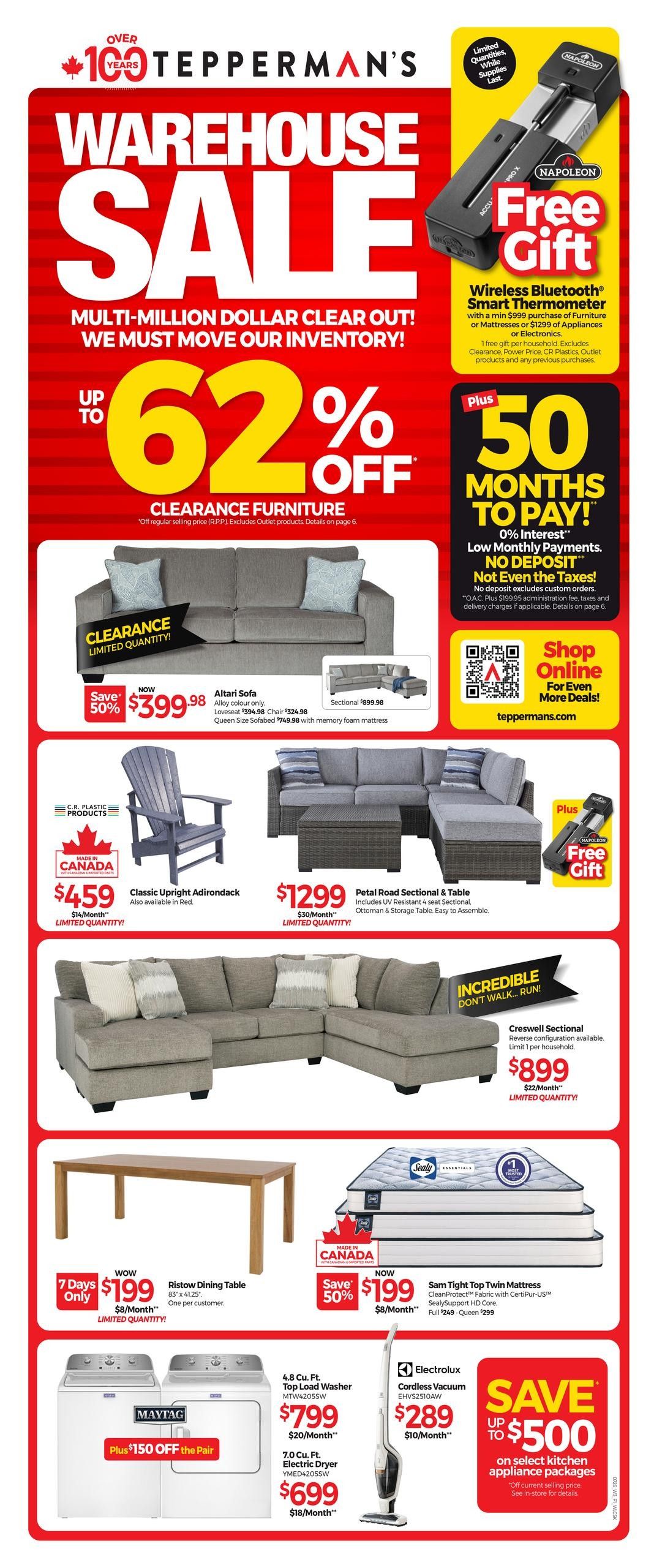 Tepperman's Flyer July 17 to 23