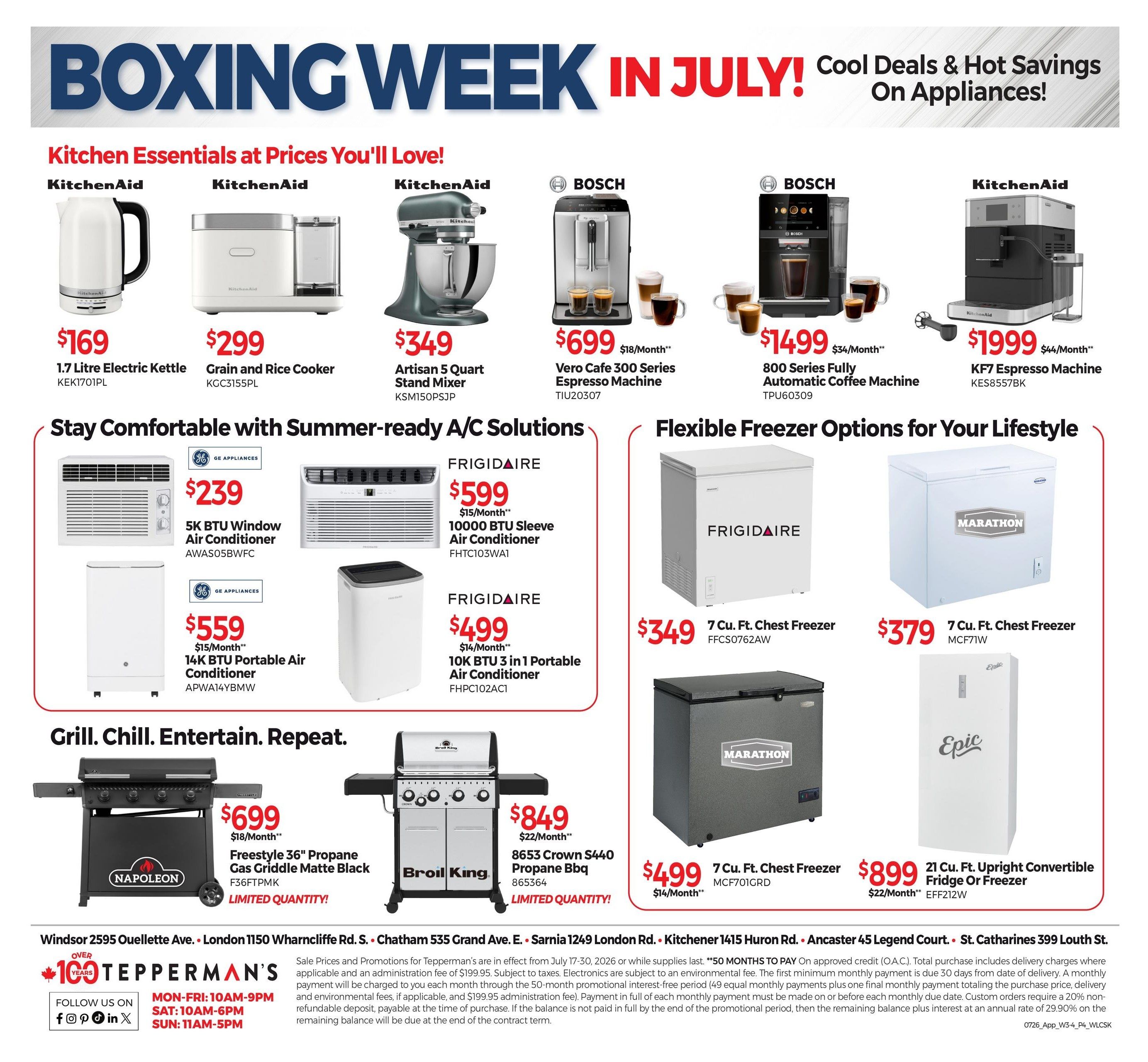 Tepperman's Flyer July 17 to 23