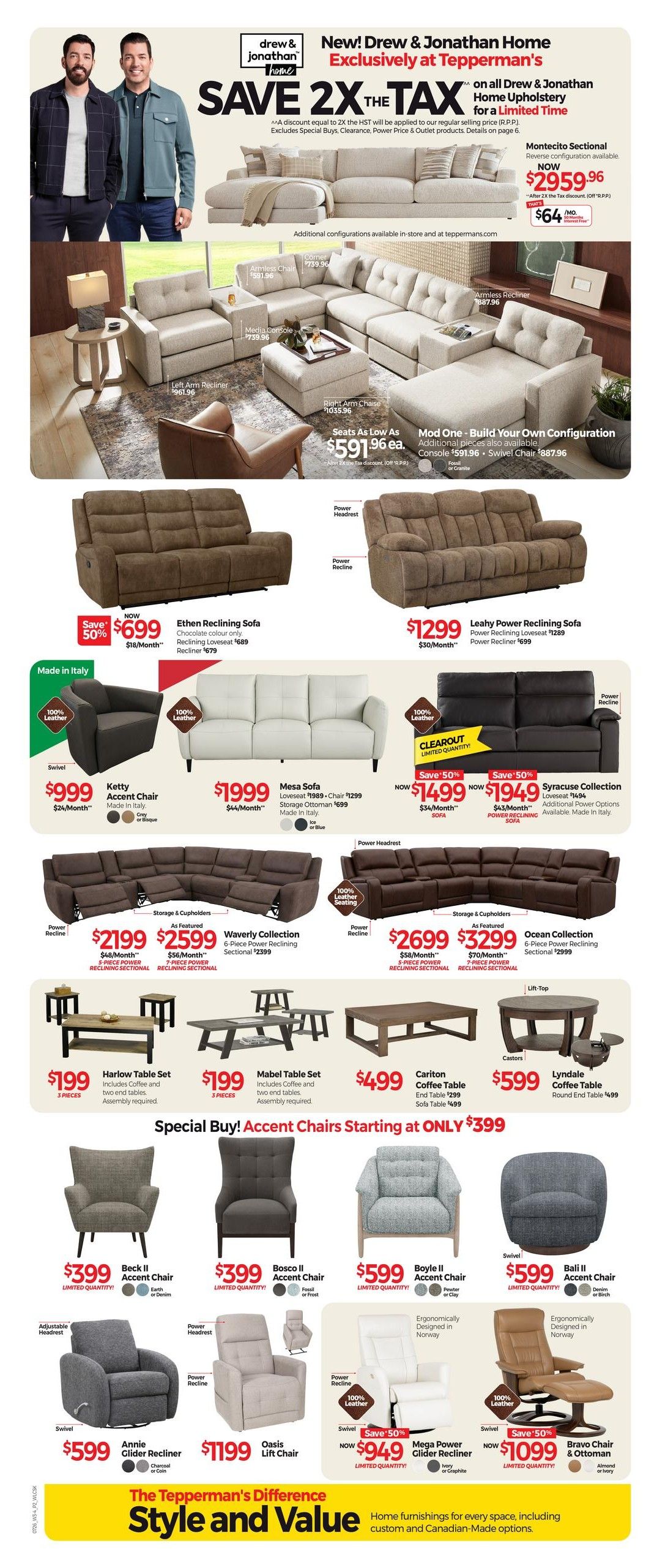 Tepperman's Flyer July 17 to 23
