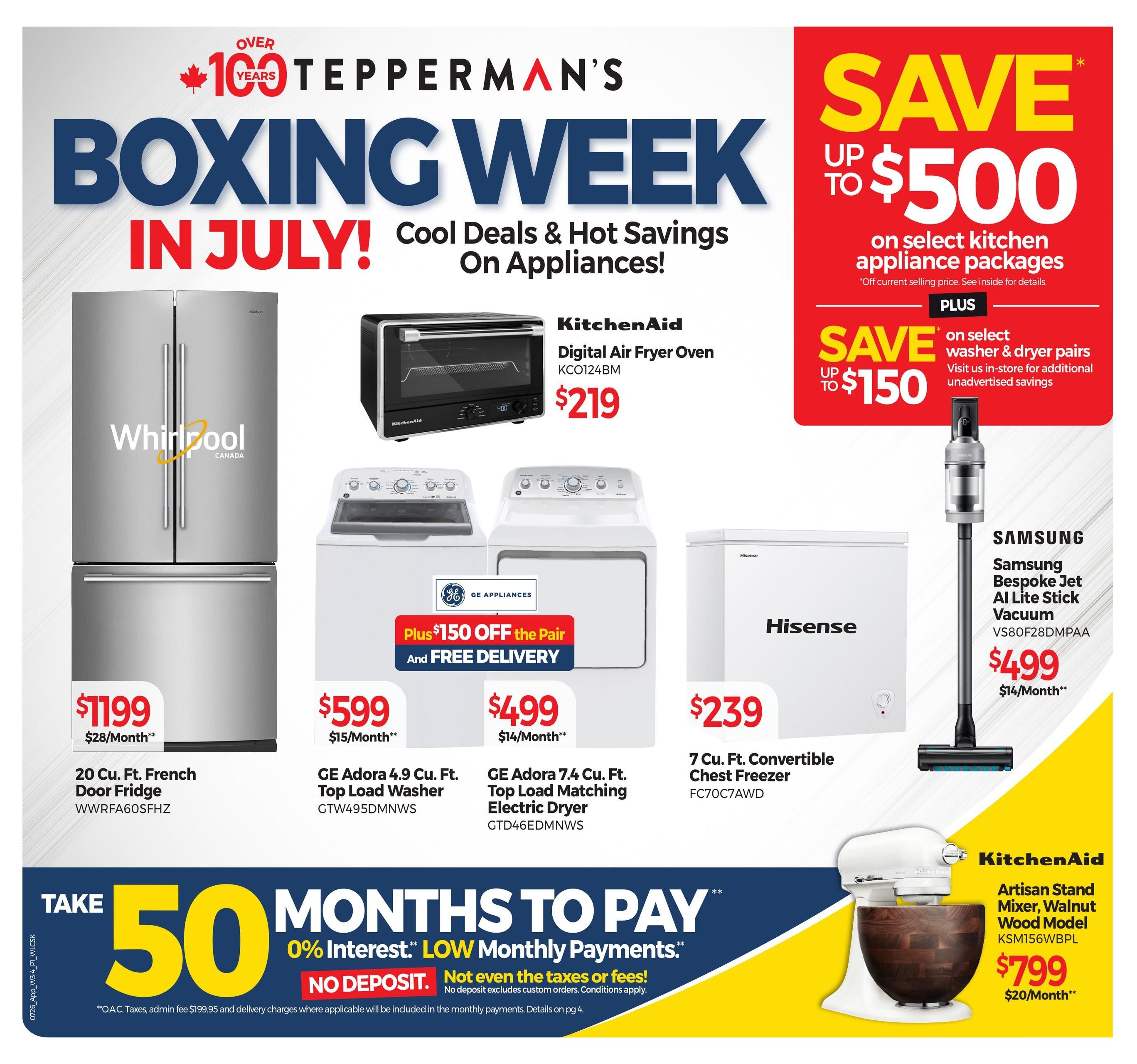 Tepperman's Flyer July 17 to 23