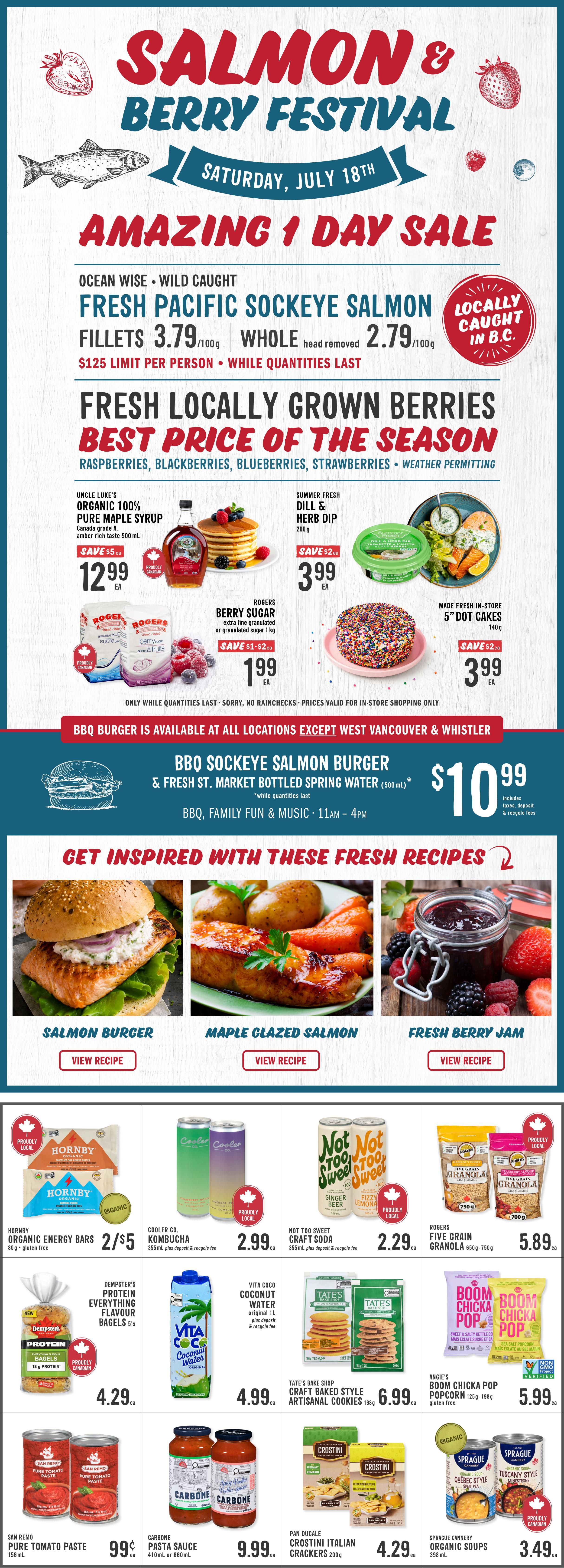 Fresh St. Market Flyer July 17 to 23