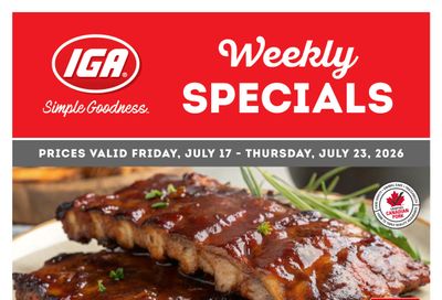 IGA Stores of BC Flyer July 17 to 23