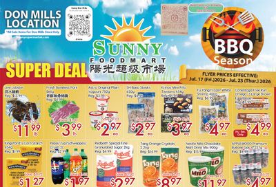Sunny Foodmart (Don Mills) Flyer July 17 to 23