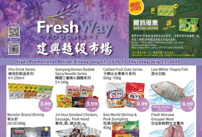 FreshWay Foodmart Flyer July 17 to 23