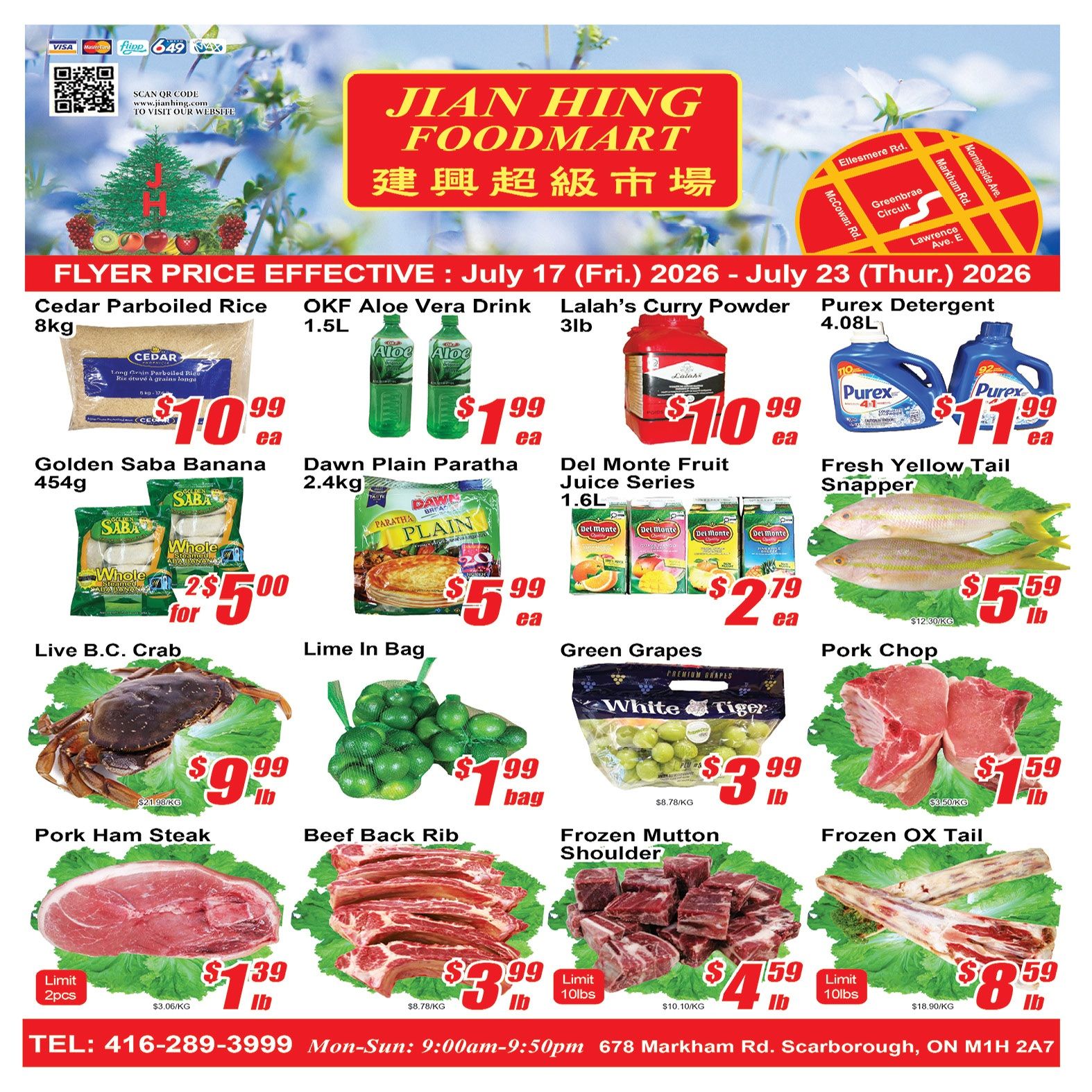 Jian Hing Foodmart (Scarborough) Flyer July 17 to 23