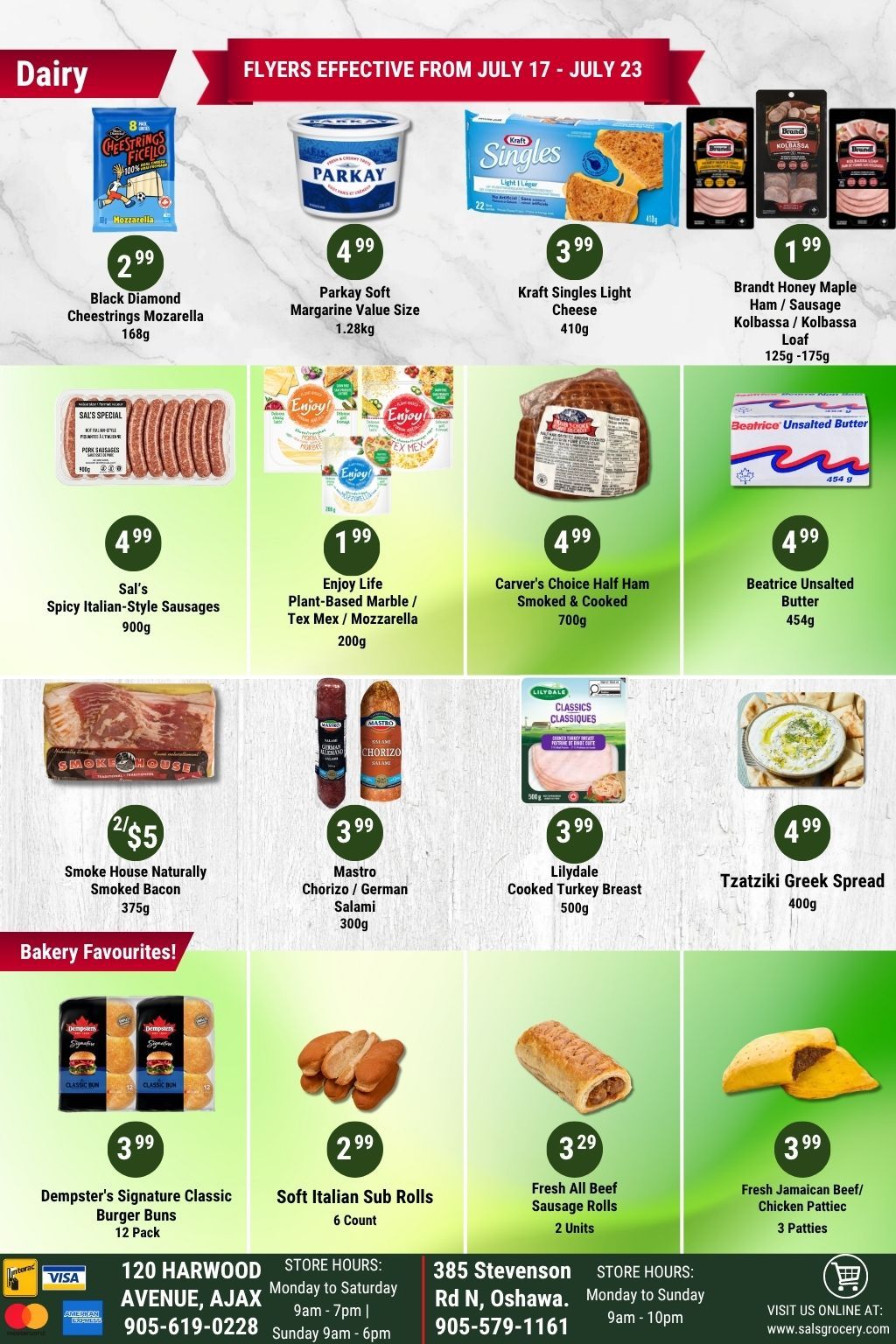 Sal's Grocery Flyer July 17 to 23