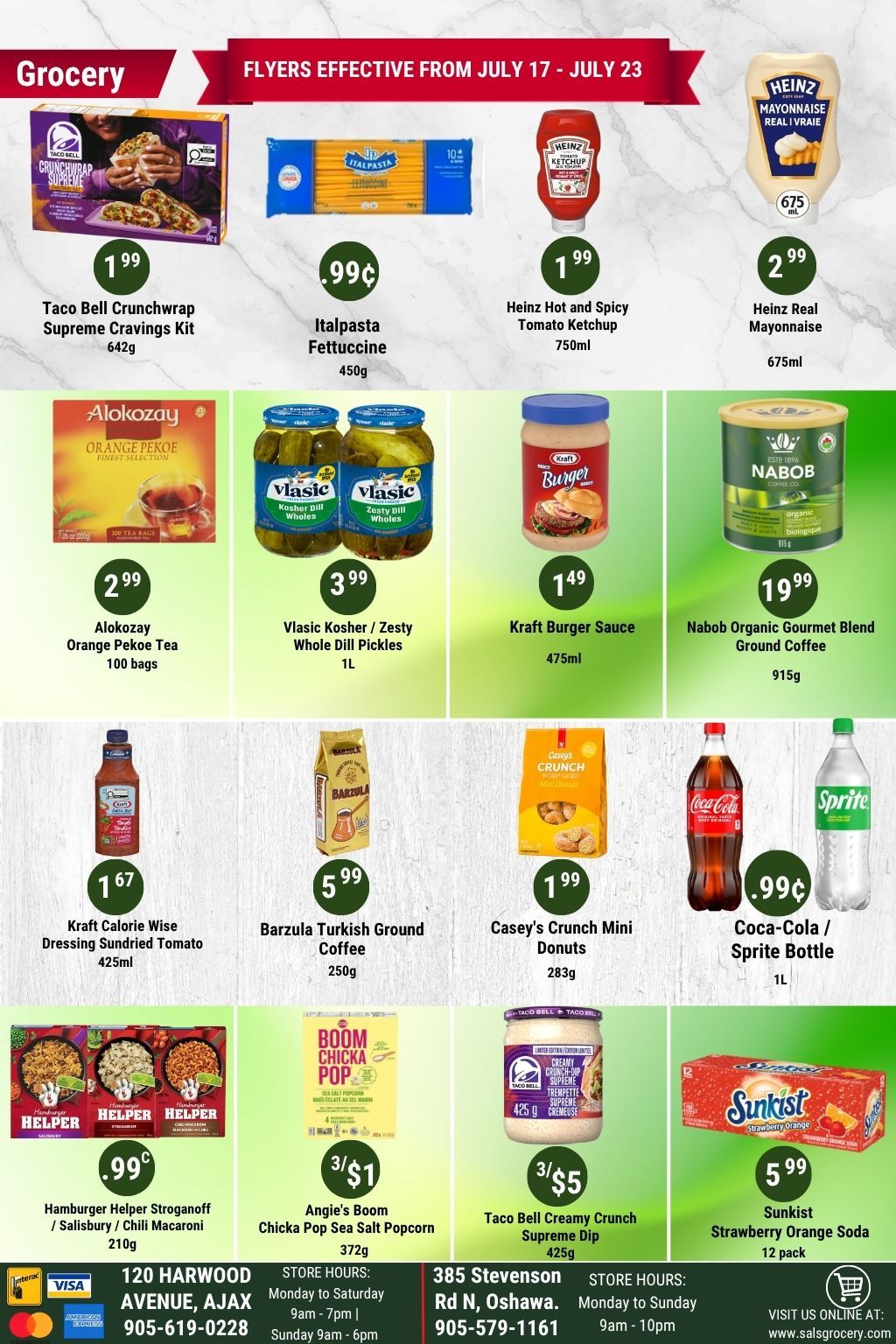 Sal's Grocery Flyer July 17 to 23