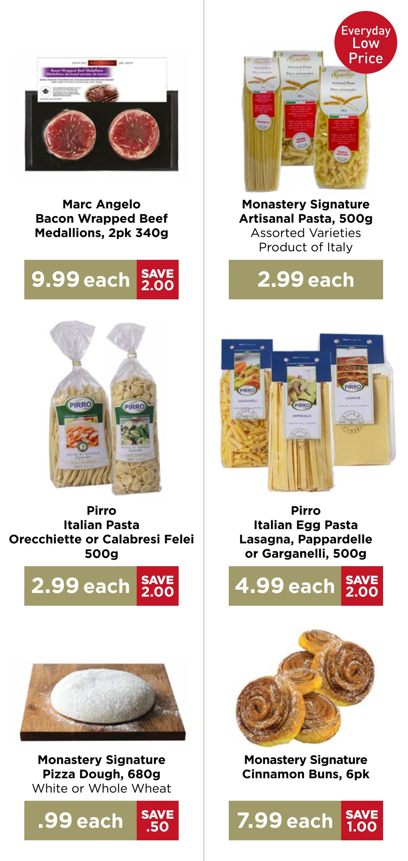 Monastery Bakery Flyer July 16 to 29