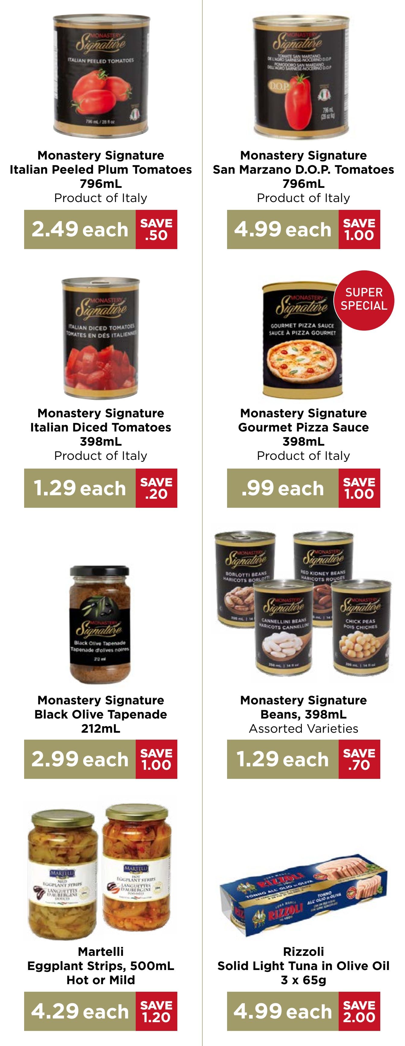 Monastery Bakery Flyer July 16 to 29