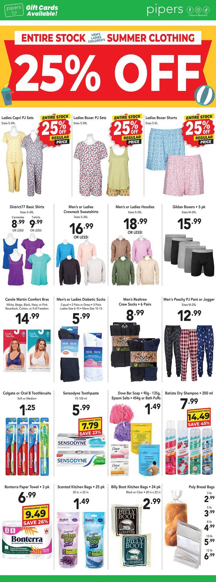 Pipers Superstore Flyer July 16 to 22